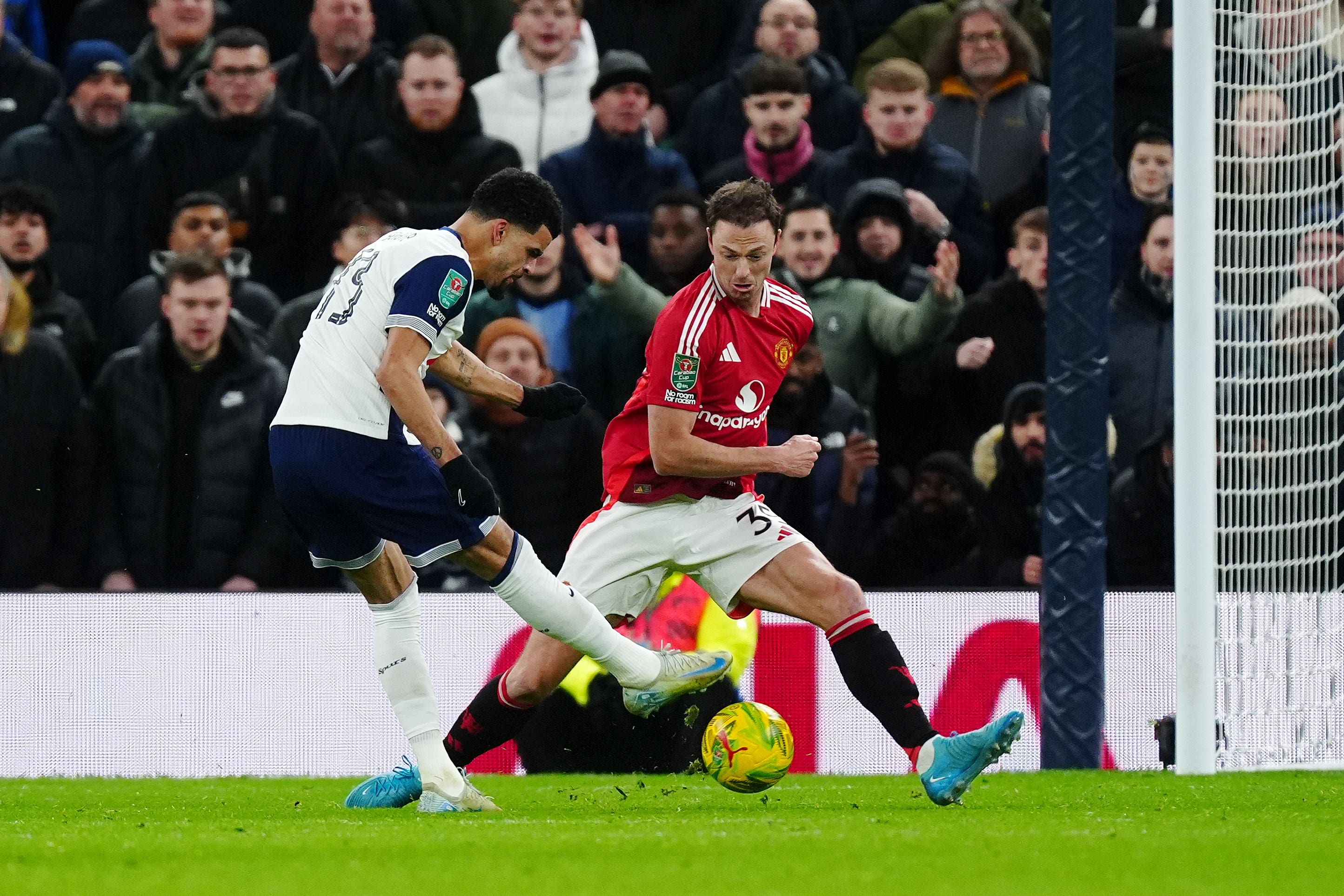 Dominic Solanke scores Tottenham’s third goal