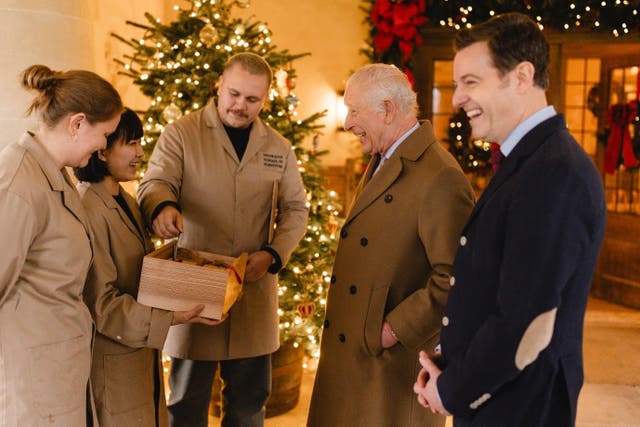 The King spoke to Countryfile presenter Matt Baker for the programme’s Christmas special (The King’s Foundation/Courtney Louise Photography/PA)