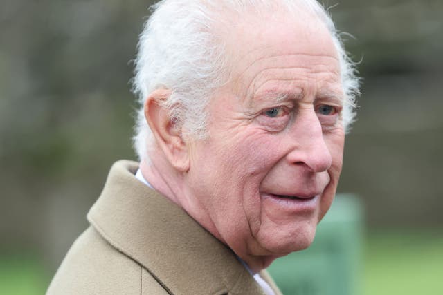 The King’s diagnosis was announced by Buckingham Palace in February (Chris Jackson/PA)