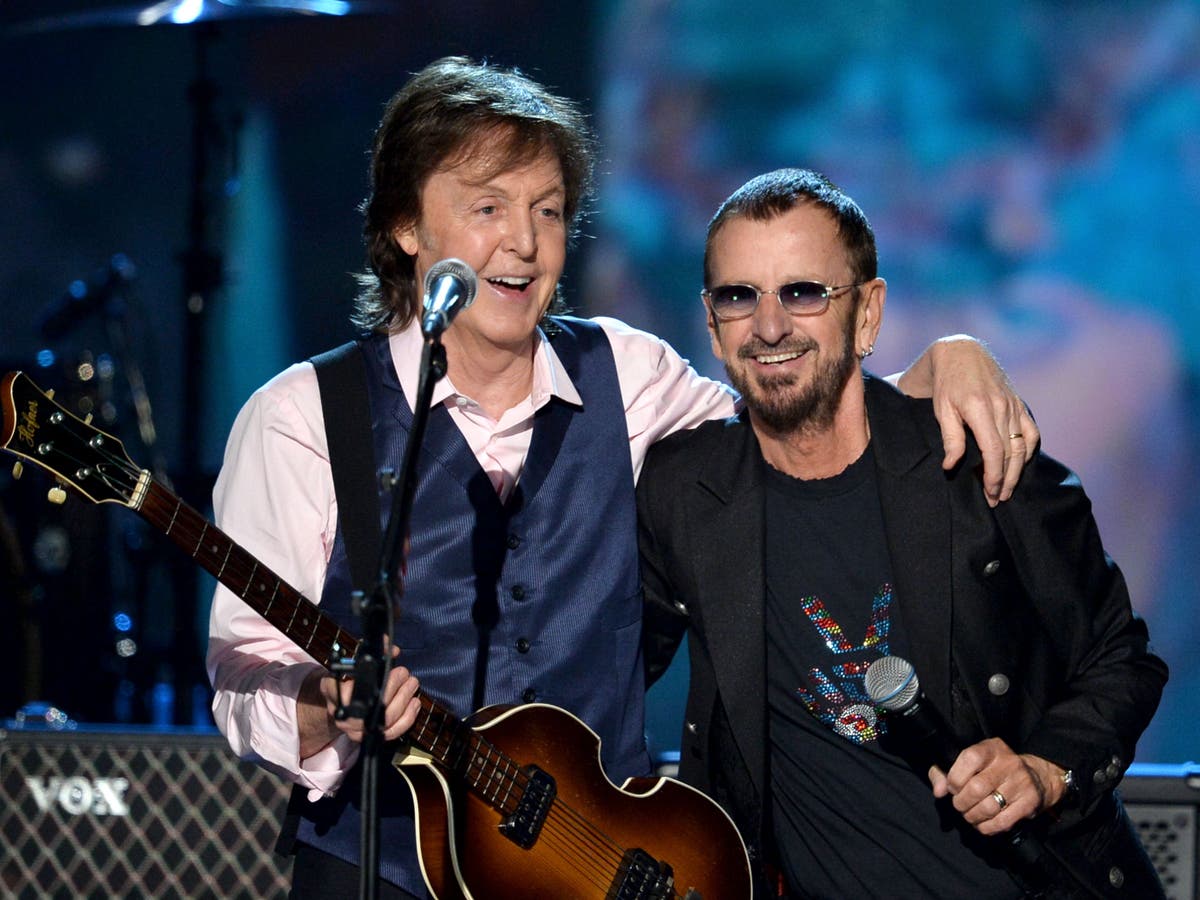 Paul McCartney and Ringo Starr get back together at star-studded London concert