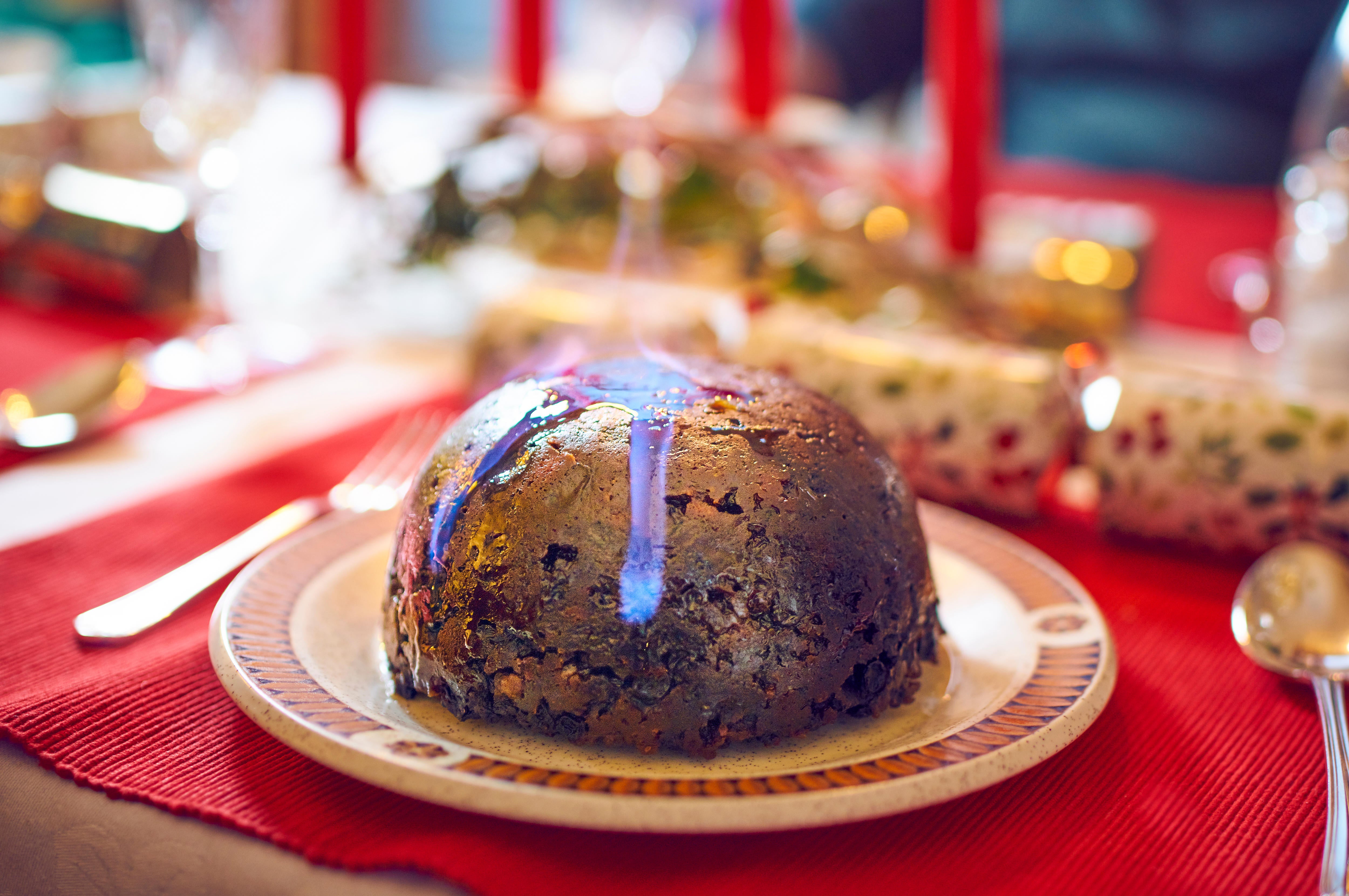Christmas pudding is a staple at dinner tables all over the UK in December