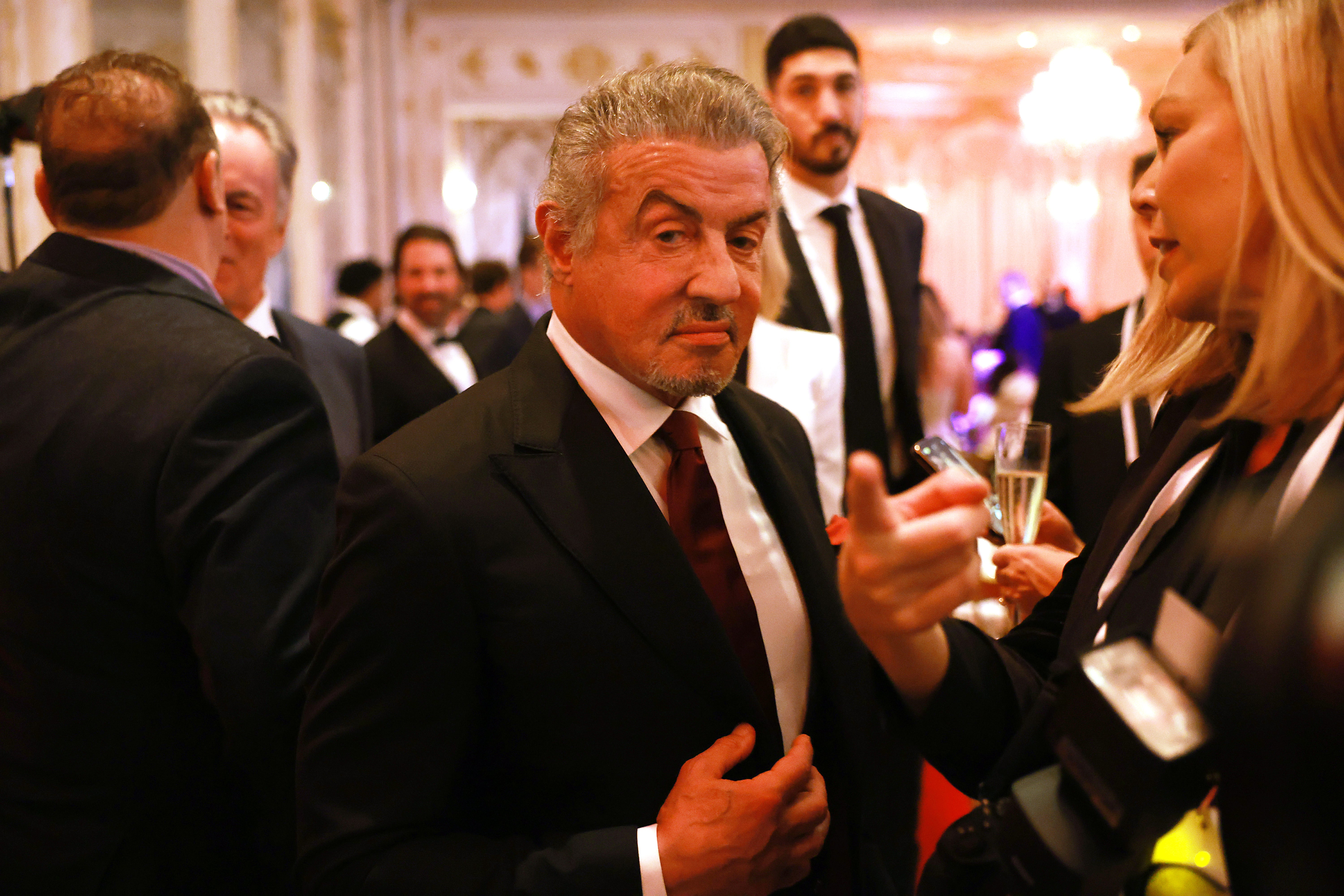 Sylvester Stallone at the America First Policy Institute Gala