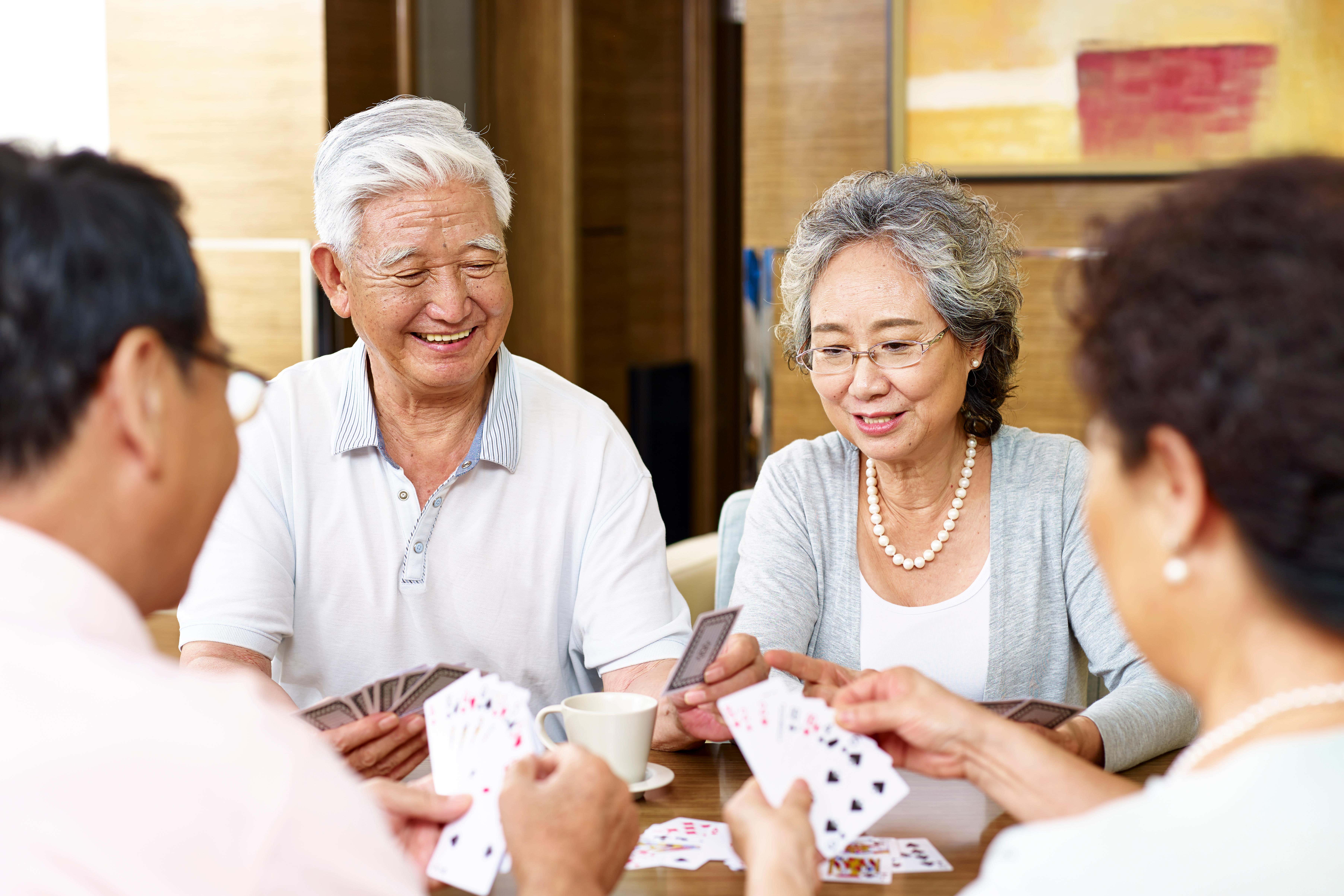 Card games in particular engage a variety of cognitive skills (Alamy/PA)