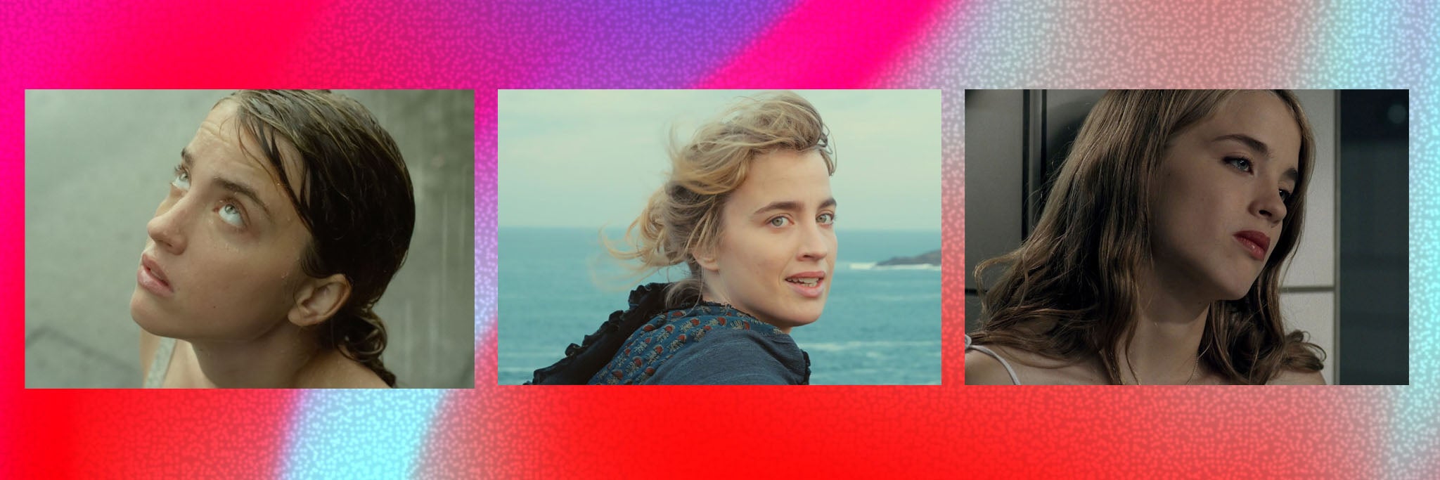 Adele Haenel in ‘Love at First Fight’, ‘Portrait of a Lady on Fire’ and ‘Water Lilies’