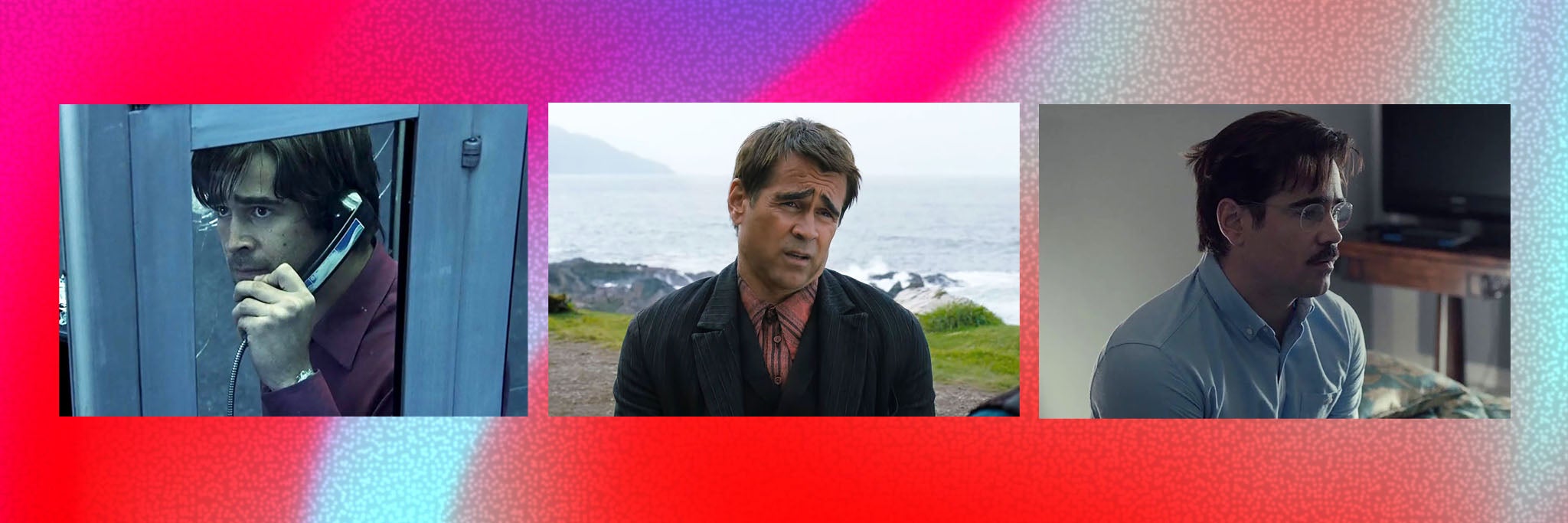 Colin Farrell in ‘Phone Booth’, ‘The Banshees of Inisherin’ and ‘The Lobster’