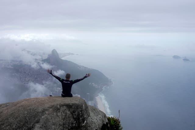 APTOPIX Brazil Disabled Climbers