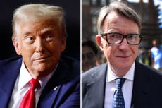 Trump expected to make decision on Lord Mandelson as ambassador this week