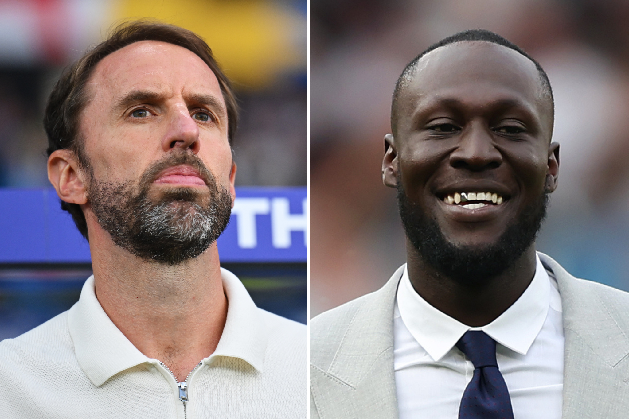 <p>Gareth Southgate Stormzy </p>