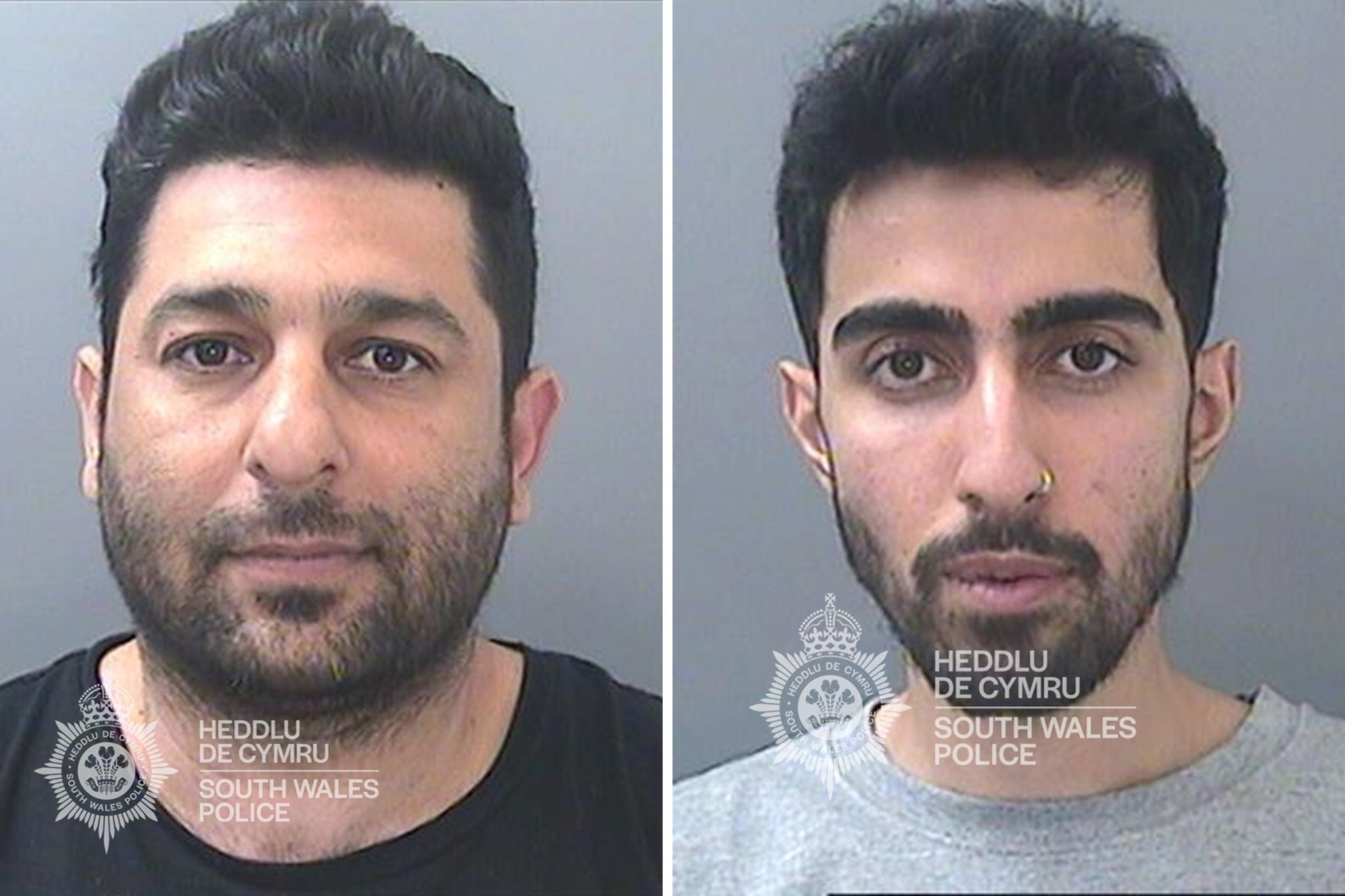 Kaveh Nazari (left) and Smerdis Hakhamanesh (right) have been sentenced for people smuggling