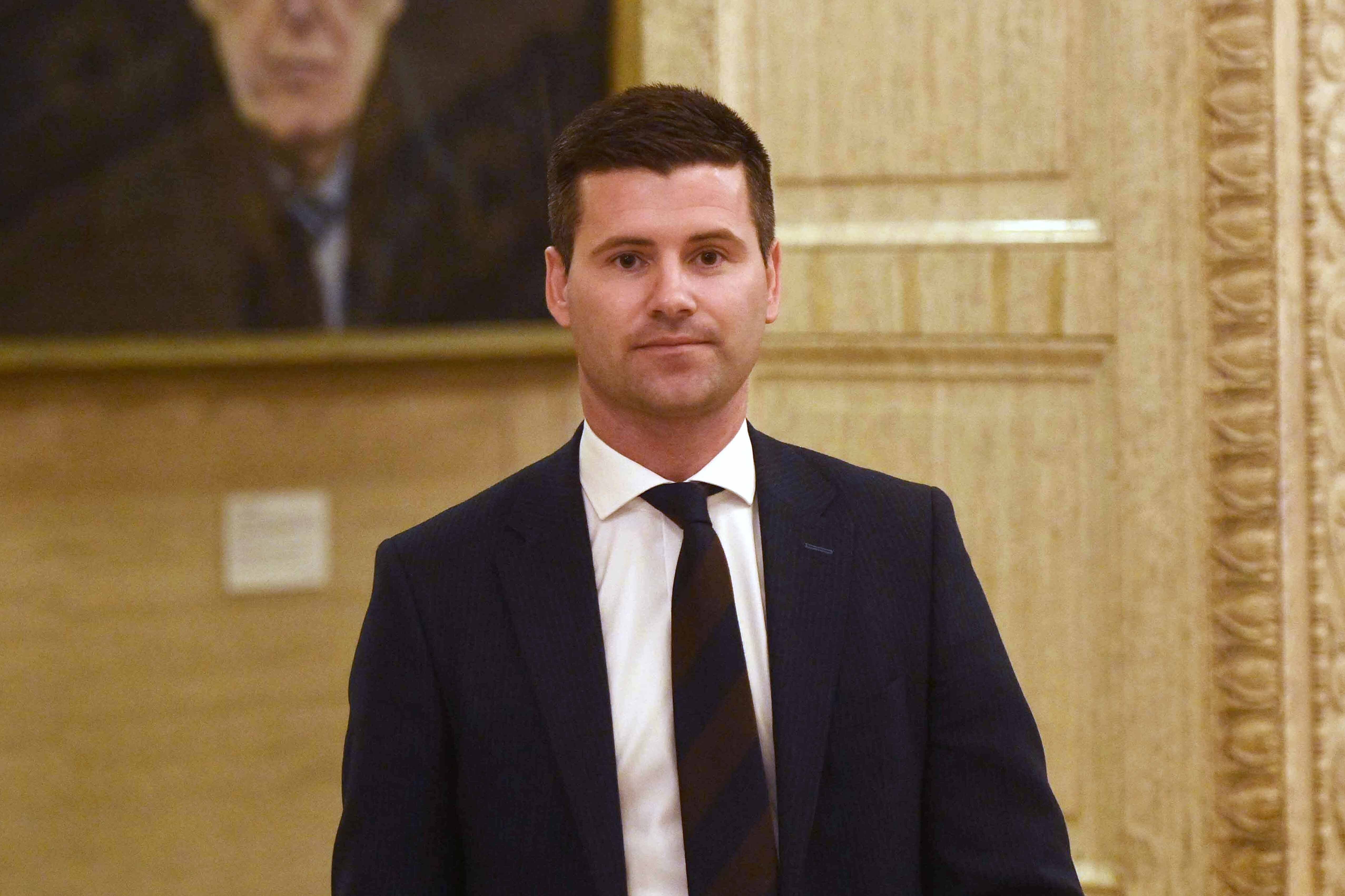 Jonathan Buckley at Stormont (Mark Marlow/PA)