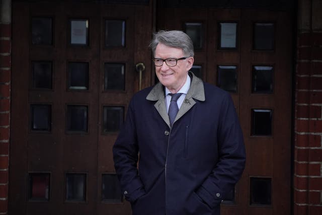 Lord Peter Mandelson, the UK’s new ambassador to the US (Jonathan Brady/PA)