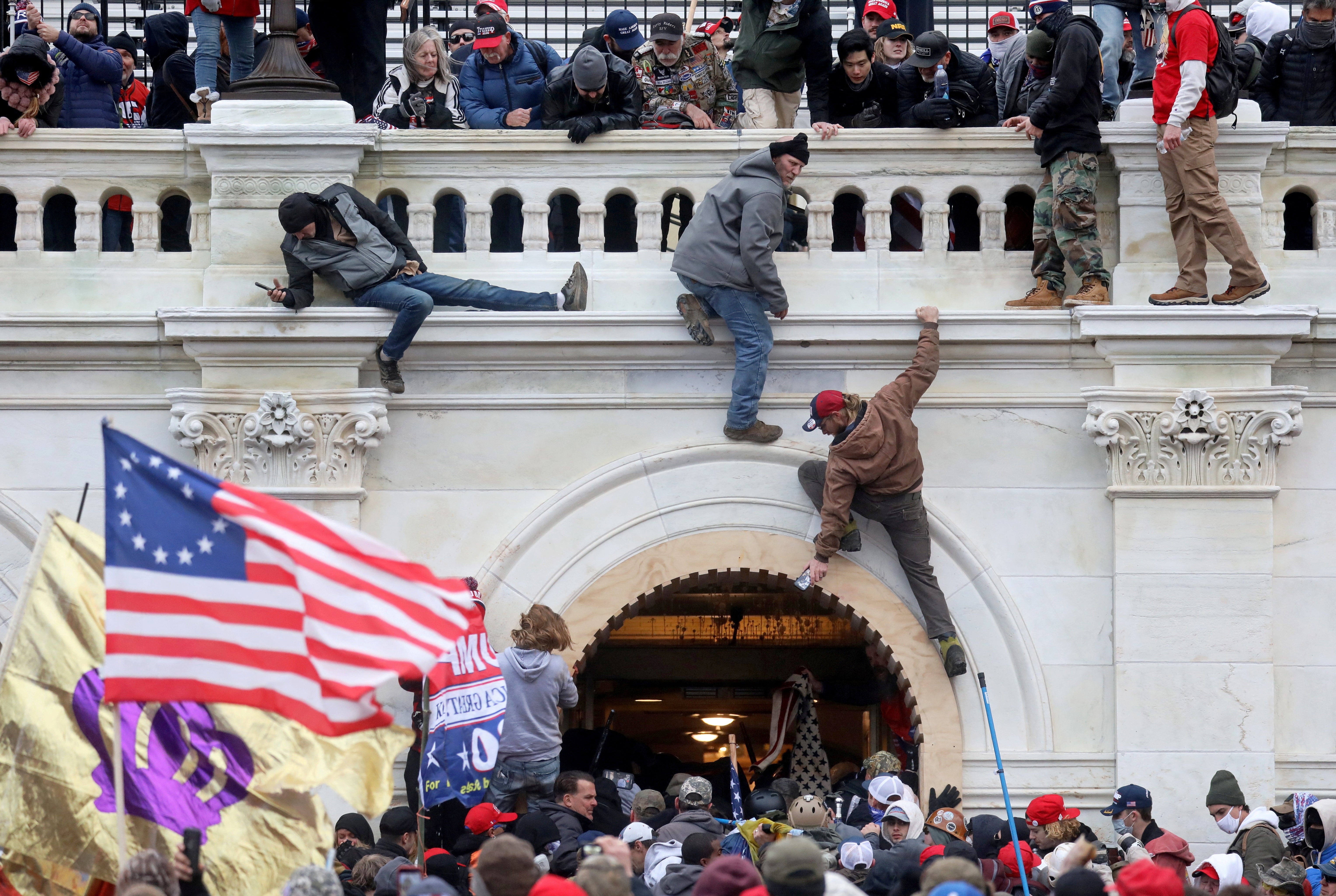 A violent mob of Trump supporters stormed the Capitol on January 6, 2021, believing the election had been ‘stolen’ from Trump by Democrats