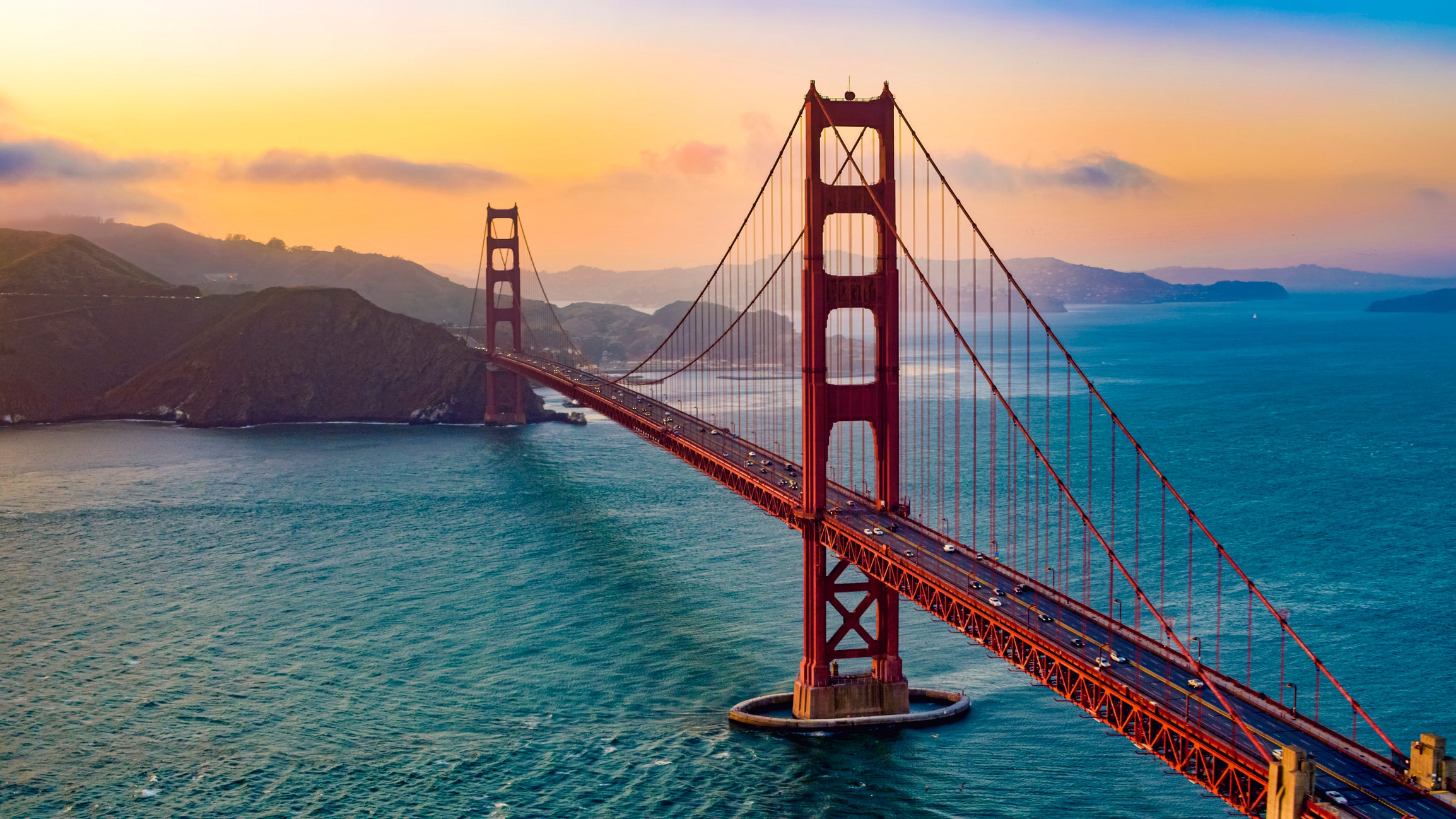 Seven bridges were located in California, mostly in the Bay Area – including the iconic Golden Gate Bridge in San Francisco