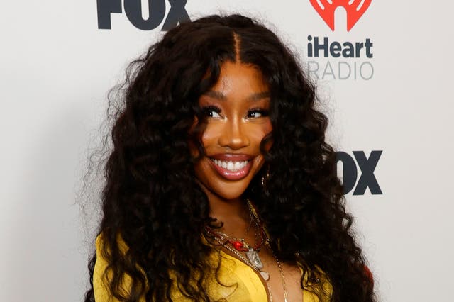 <p>SZA at the iHeartRadio Music Awards in Hollywood in April 2024</p>