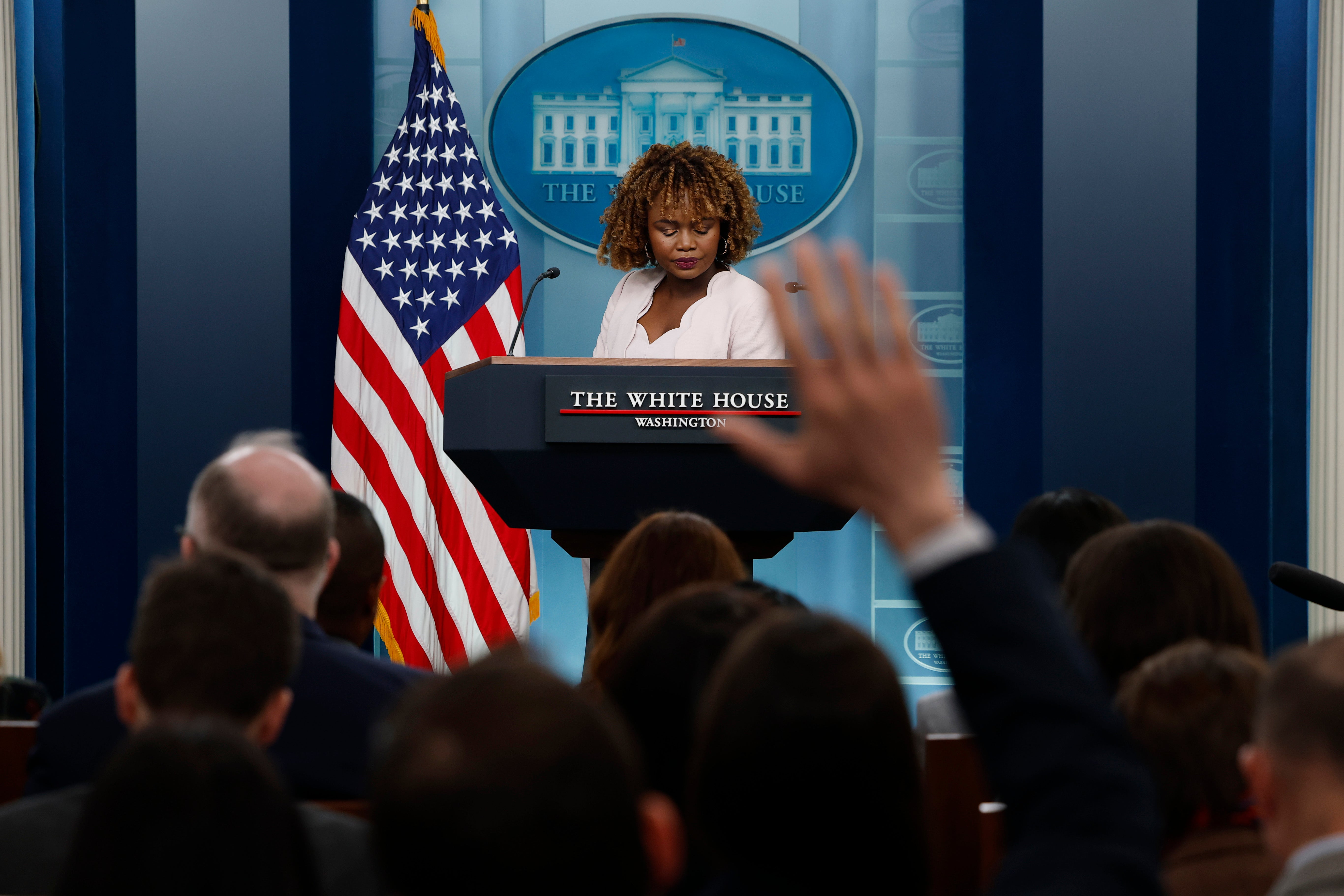 White House press secretary Karine Jean-Pierre told reporters December 20 that Speaker Johnson and Republicans created a ‘mess’ with Trump and Musk over the spending bill chaos