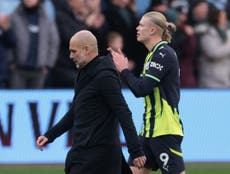 Erling Haaland sends message to Pep Guardiola with admission on Man City form