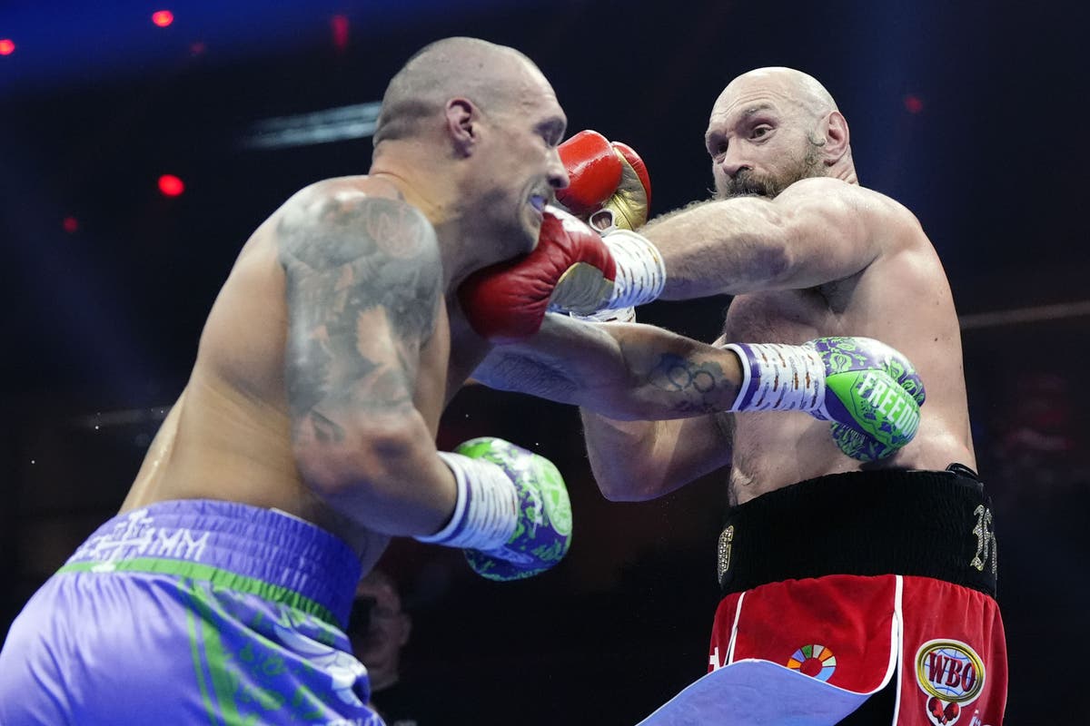 Anthony Joshua ‘only’ fight left for Tyson Fury, says promoter Eddie Hearn