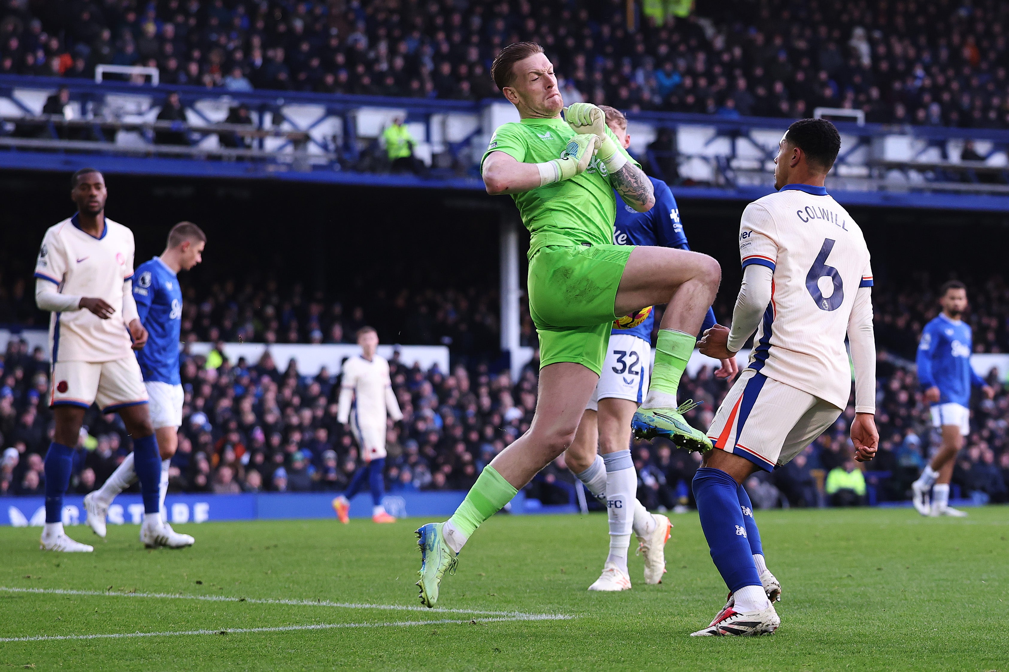 Jordan Pickford kept another clean sheet to deny Chelsea