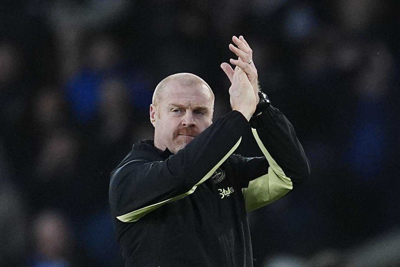 Sean Dyche was pleased with a point against Chelsea (Peter Byrne/PA)