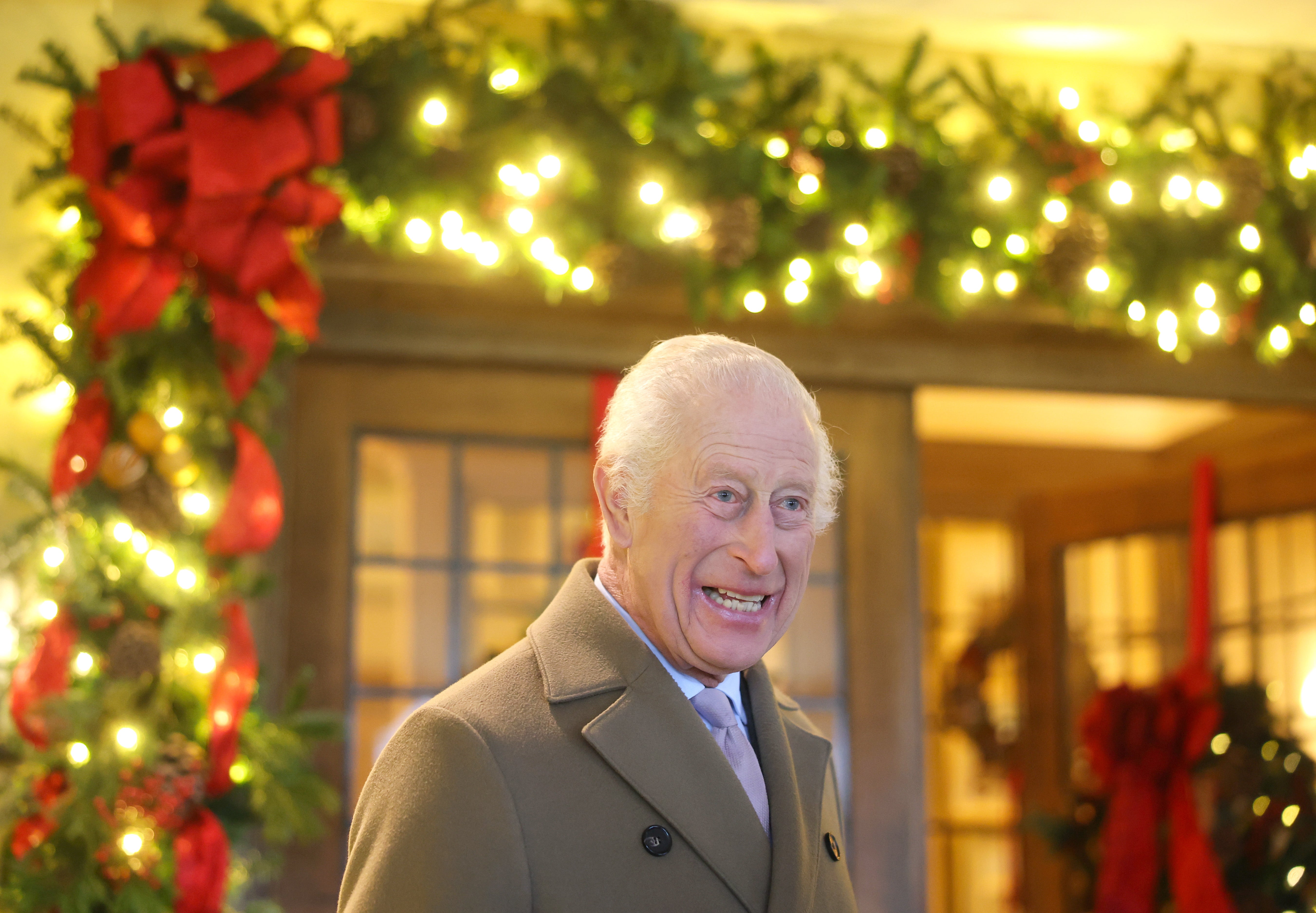 Charles has appeared on a BBC Christmas special of Countryfile , filmed at his Highgrove home.