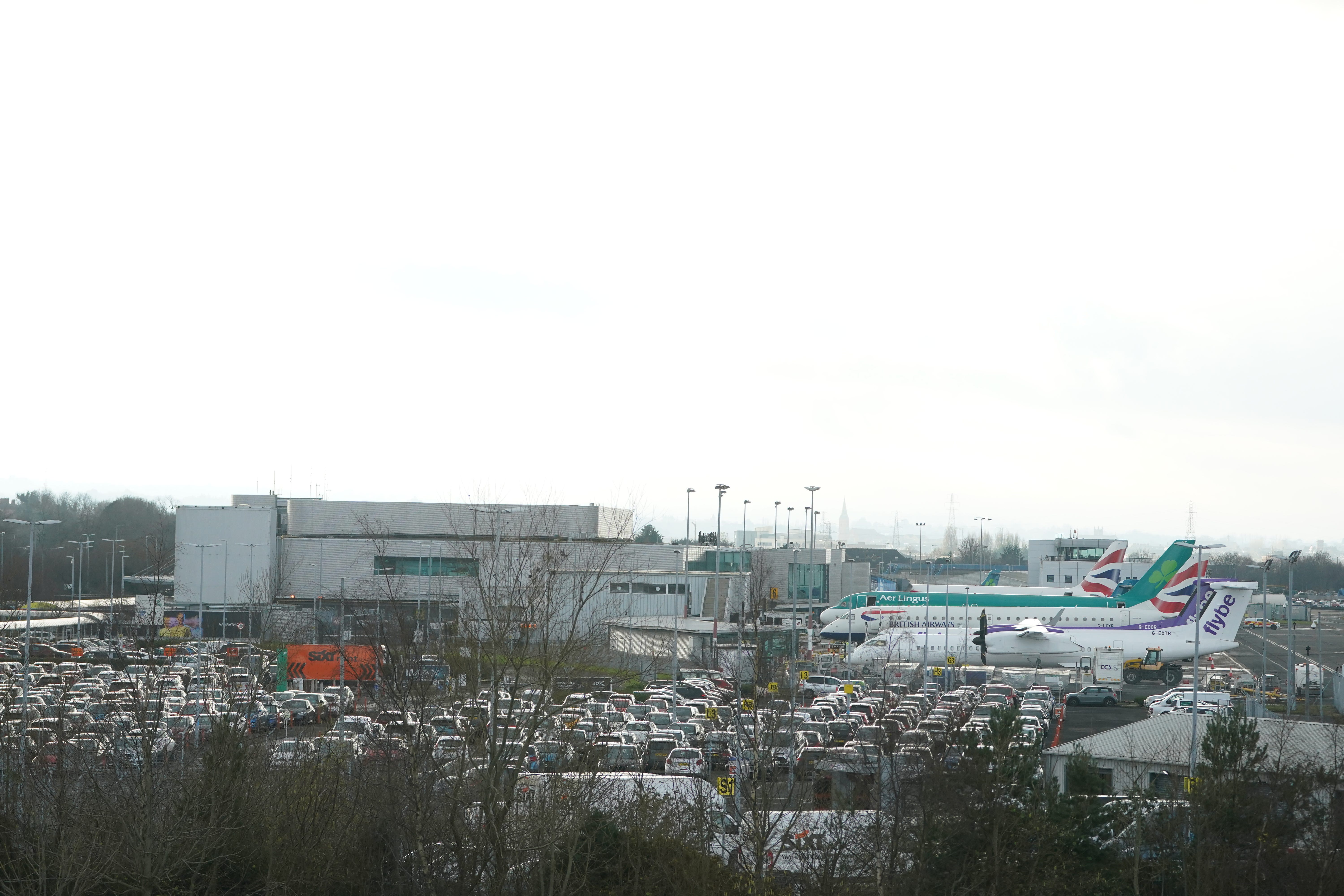 Belfast City Airport closed its runway for the rest of Sunday (Brian Lawless/PA)