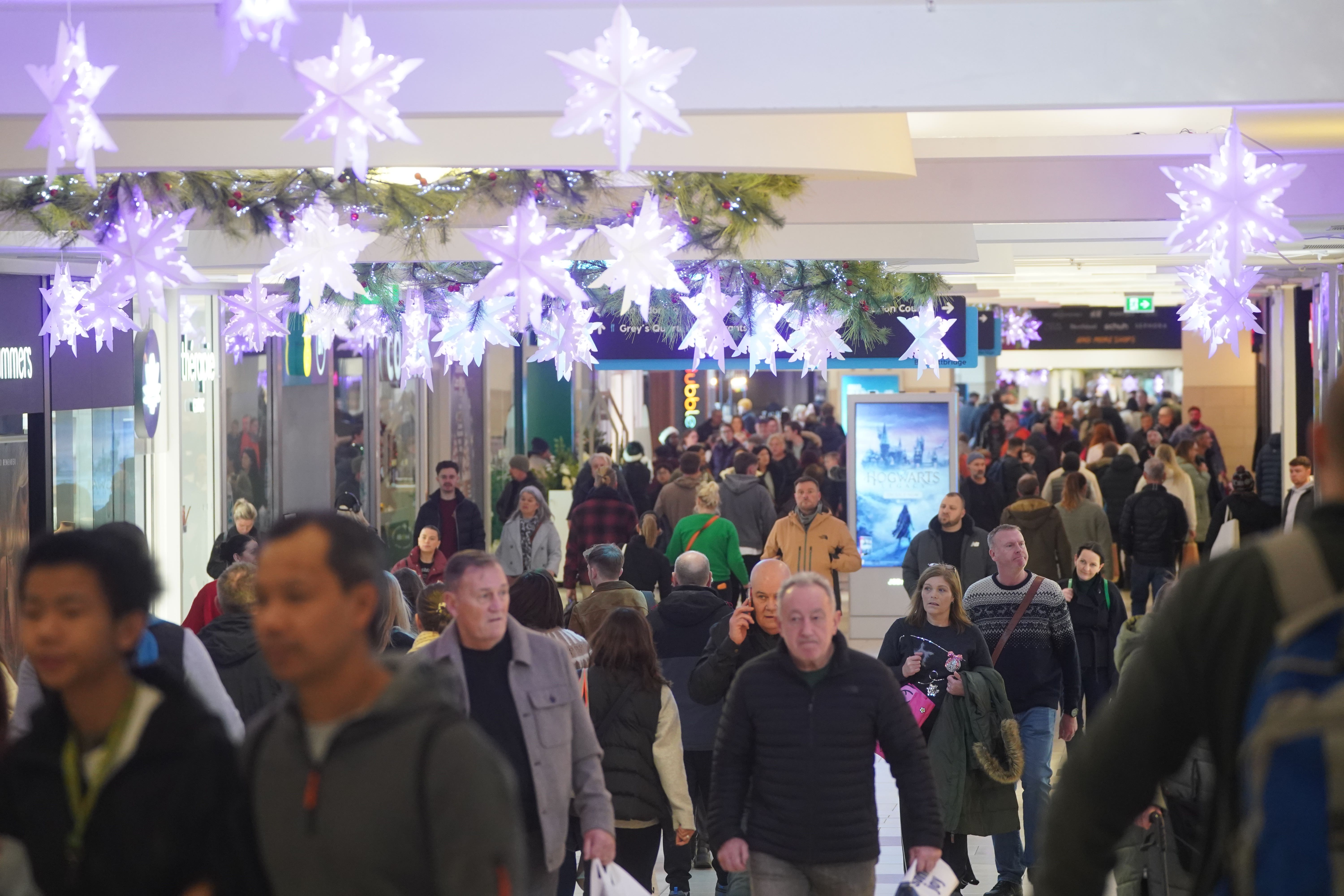 The British Retail Consortium has also warned of a January spending squeeze (Owen Humphreys/PA)