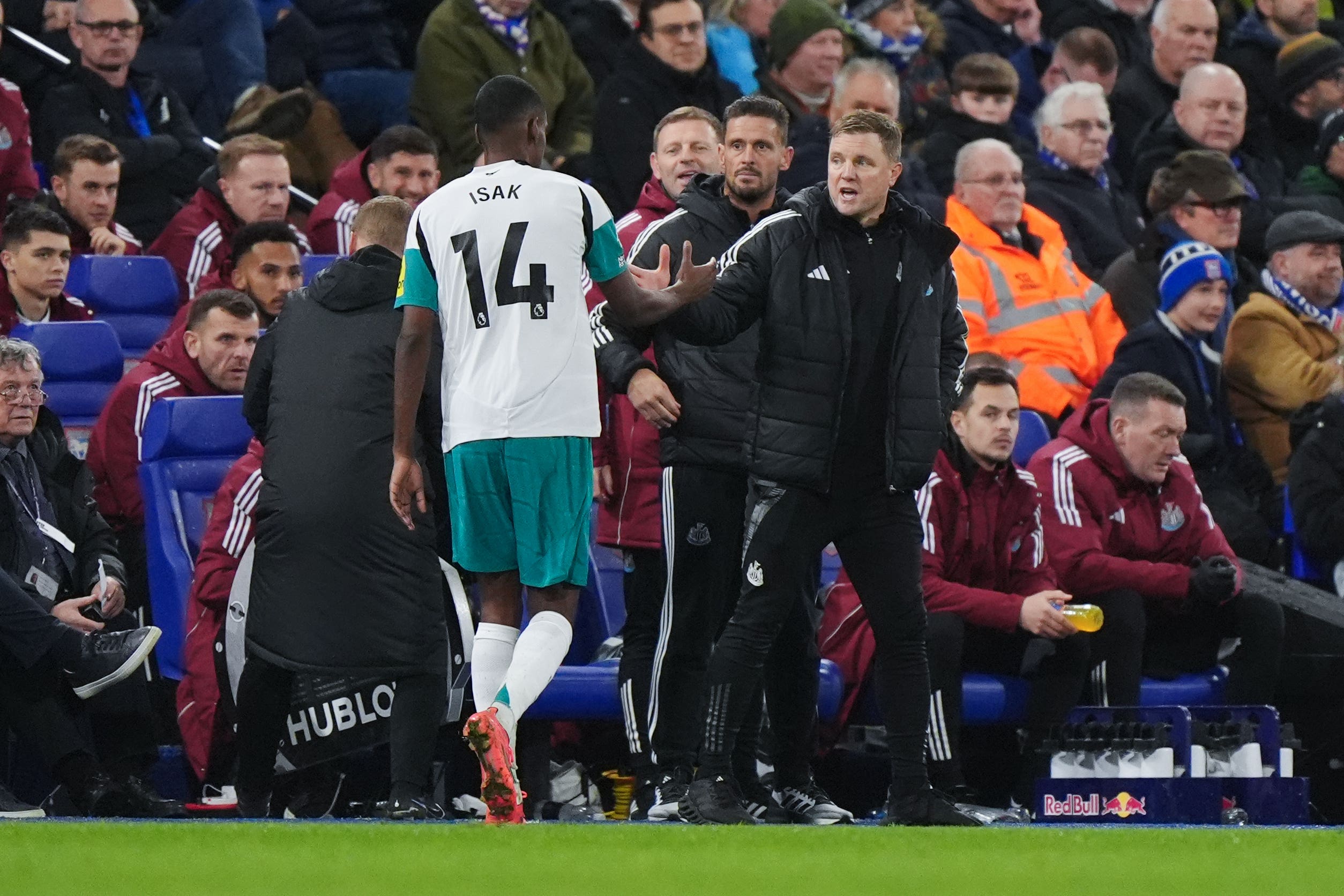 Alexander Isak is in fine form for Eddie Howe’s Newcastle (Bradley Collyer/PA)