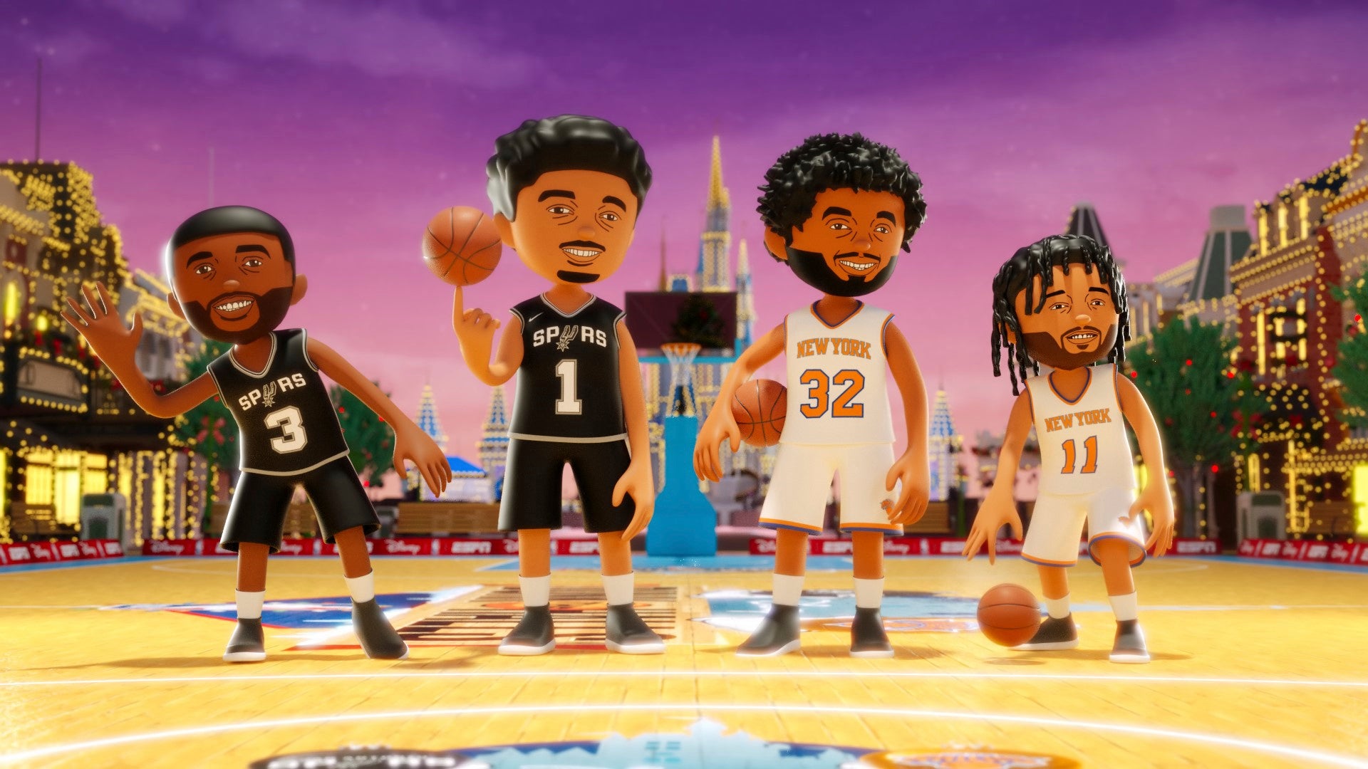 Disney Animated NBA Game Basketb all