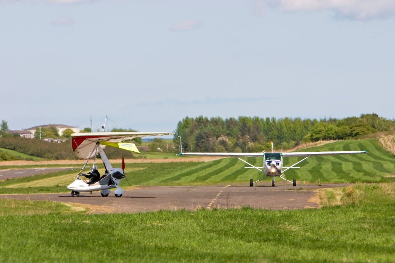 The crash happened near to Fife Airport (Woodbridge Aviation Images/Alamy/PA)