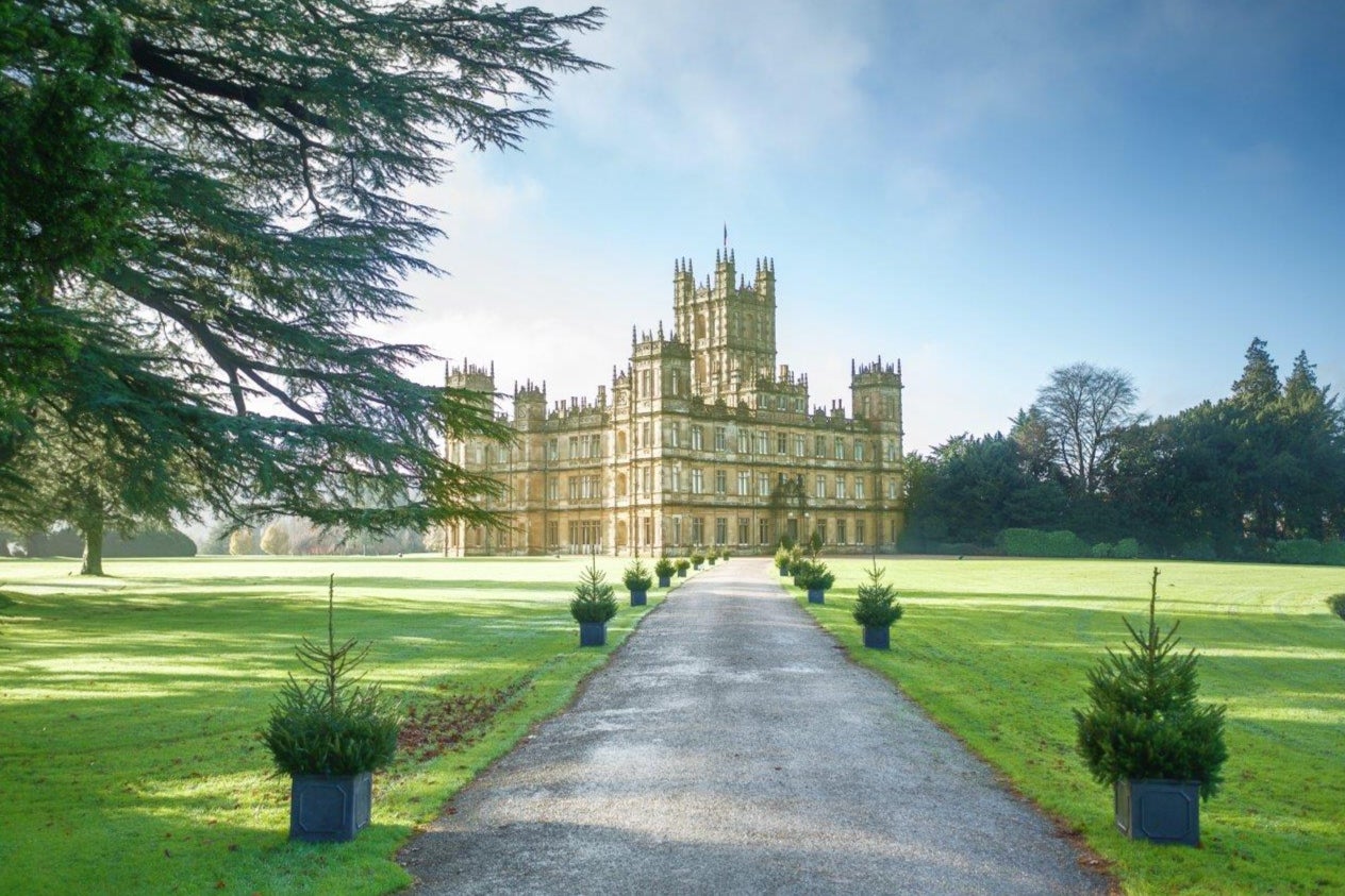 Highclere Castle is the famous backdrop for Downton Abbey