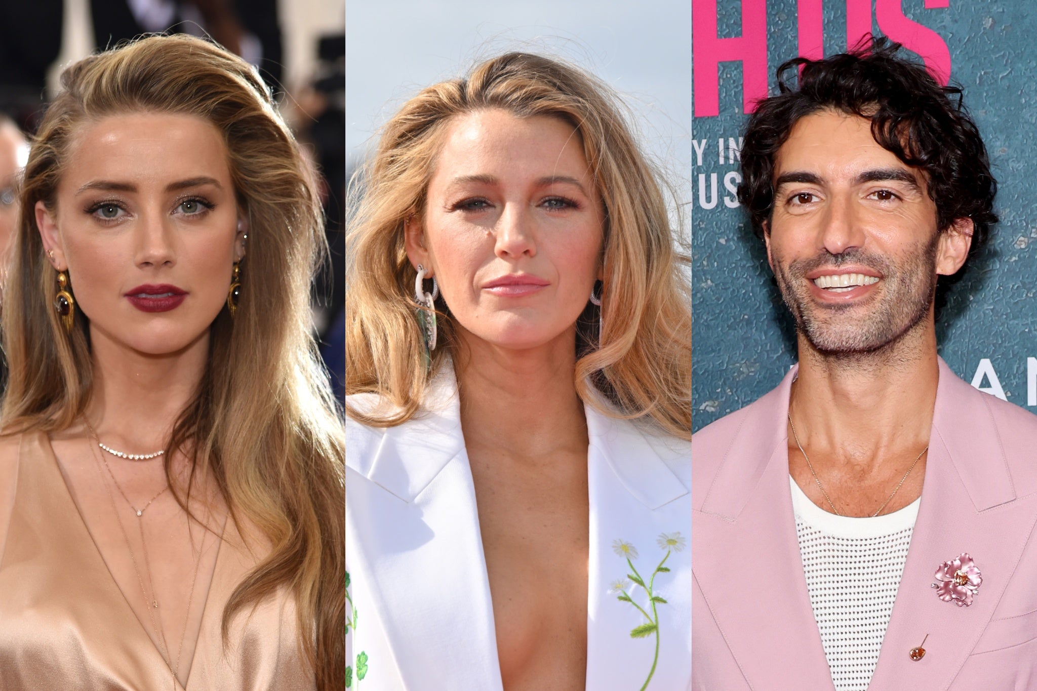 Amber Heard, Blake Lively and Justin Baldoni