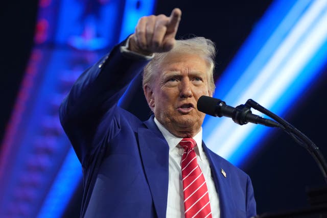 <p>President-elect Donald Trump speaks at Turning Point USA’s AmericaFest this past Sunday. A new AP poll finds the vast majority of Americans are tuning out political media after Trump’s election. </p>