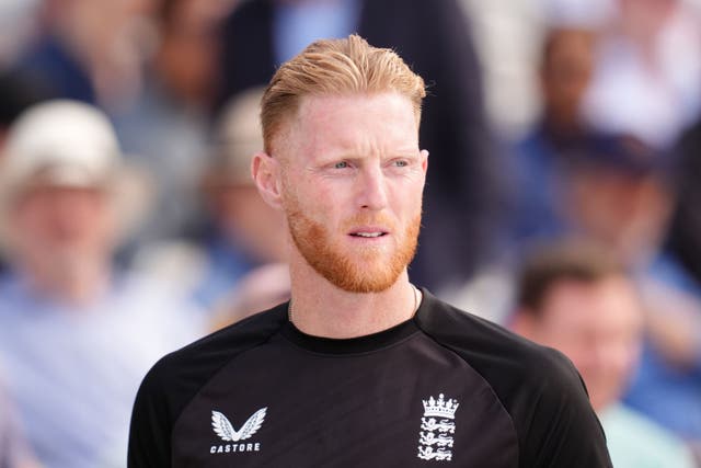 England Men’s Test captain Ben Stokes has been ruled out for three months with a torn hamstring (John Walton/PA)