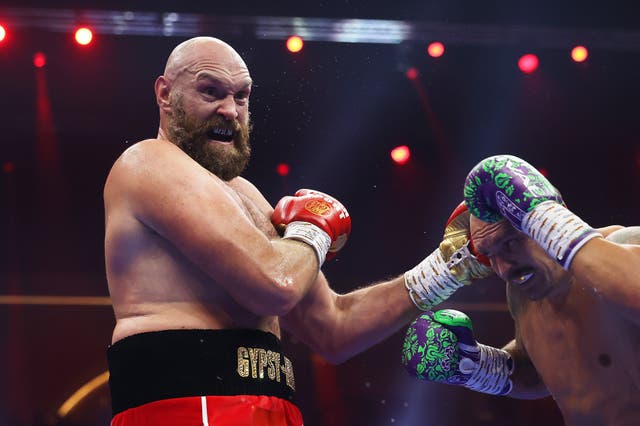 <p>Tyson Fury fell to a second defeat by Oleksandr Usyk in seven months</p>