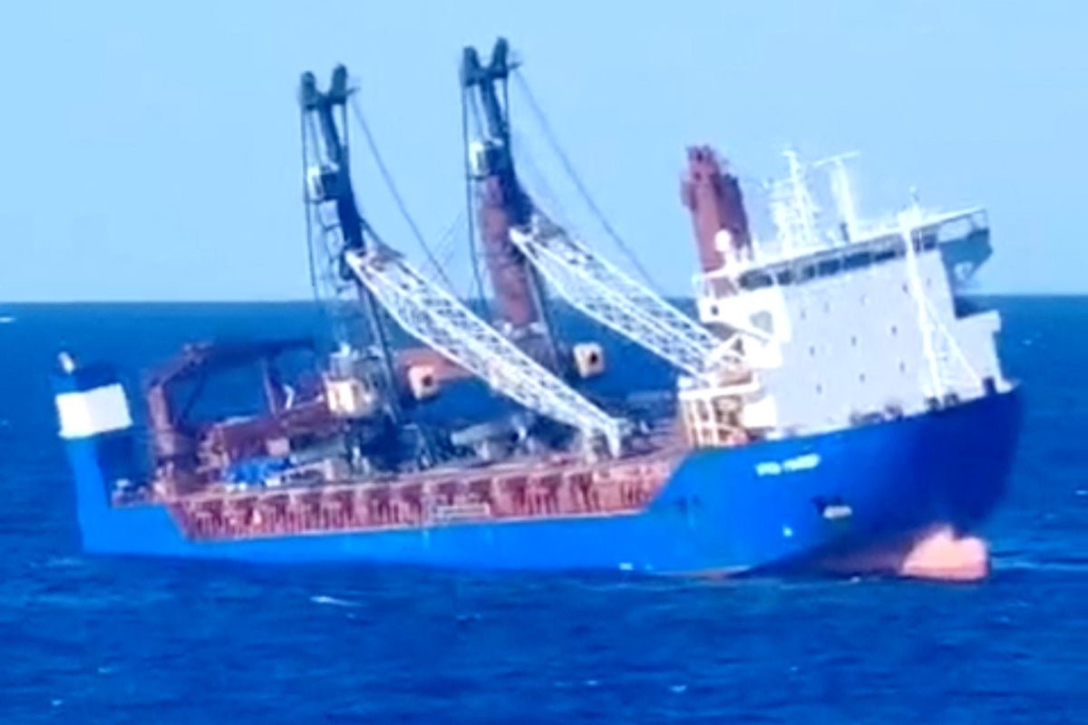 US-sanctioned Russian ship sinks in Mediterranean after explosion | The ...