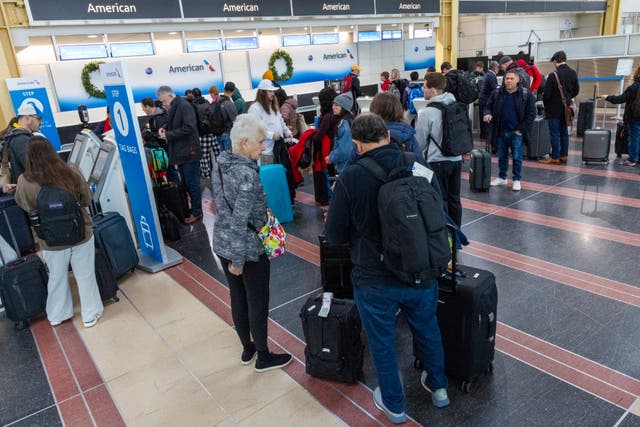 <p>American Airlines was hit by a technical fault on one of the busiest travel periods of the year </p>