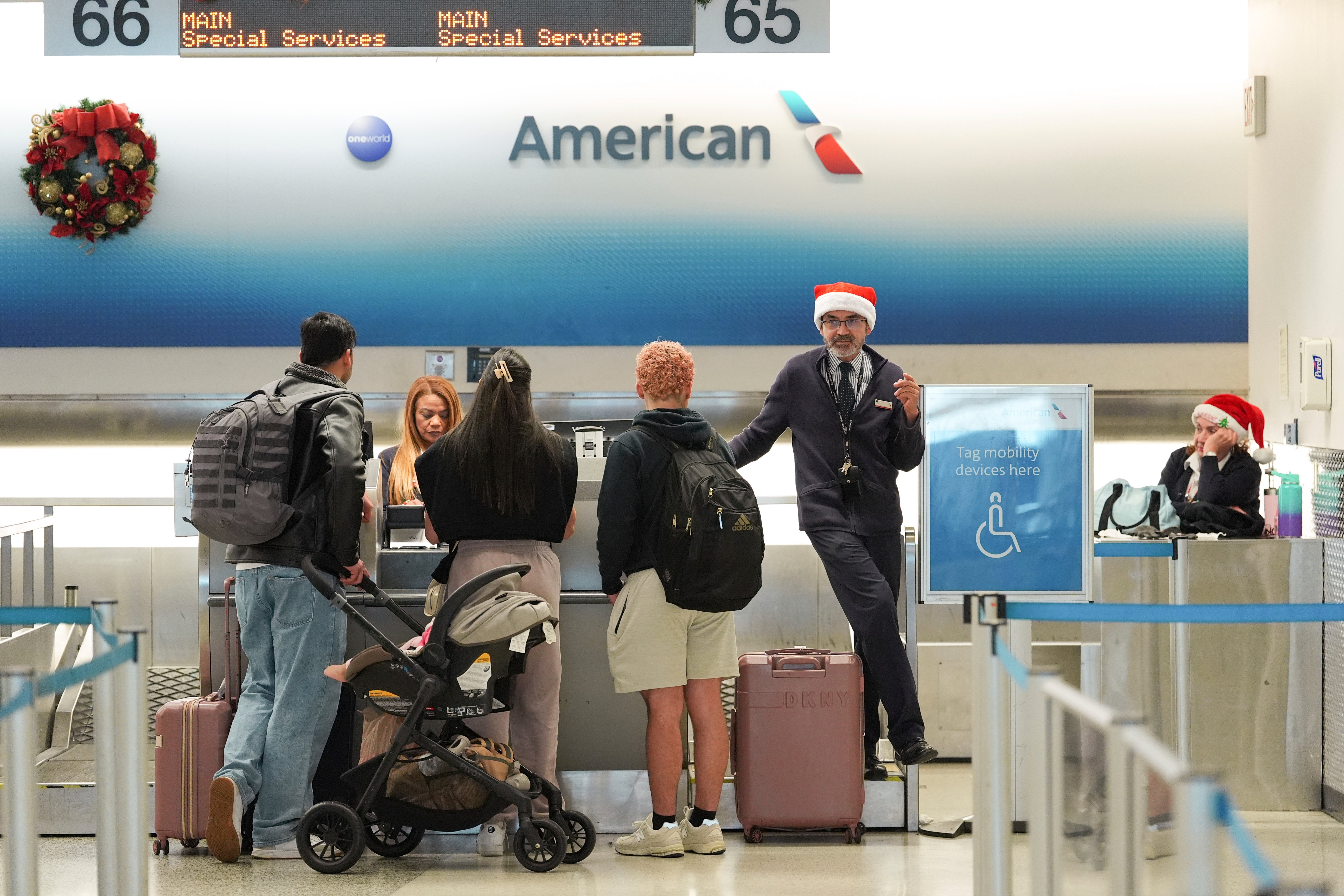 Travelers reported having to deplane at airports on Christmas Eve following the technical issue