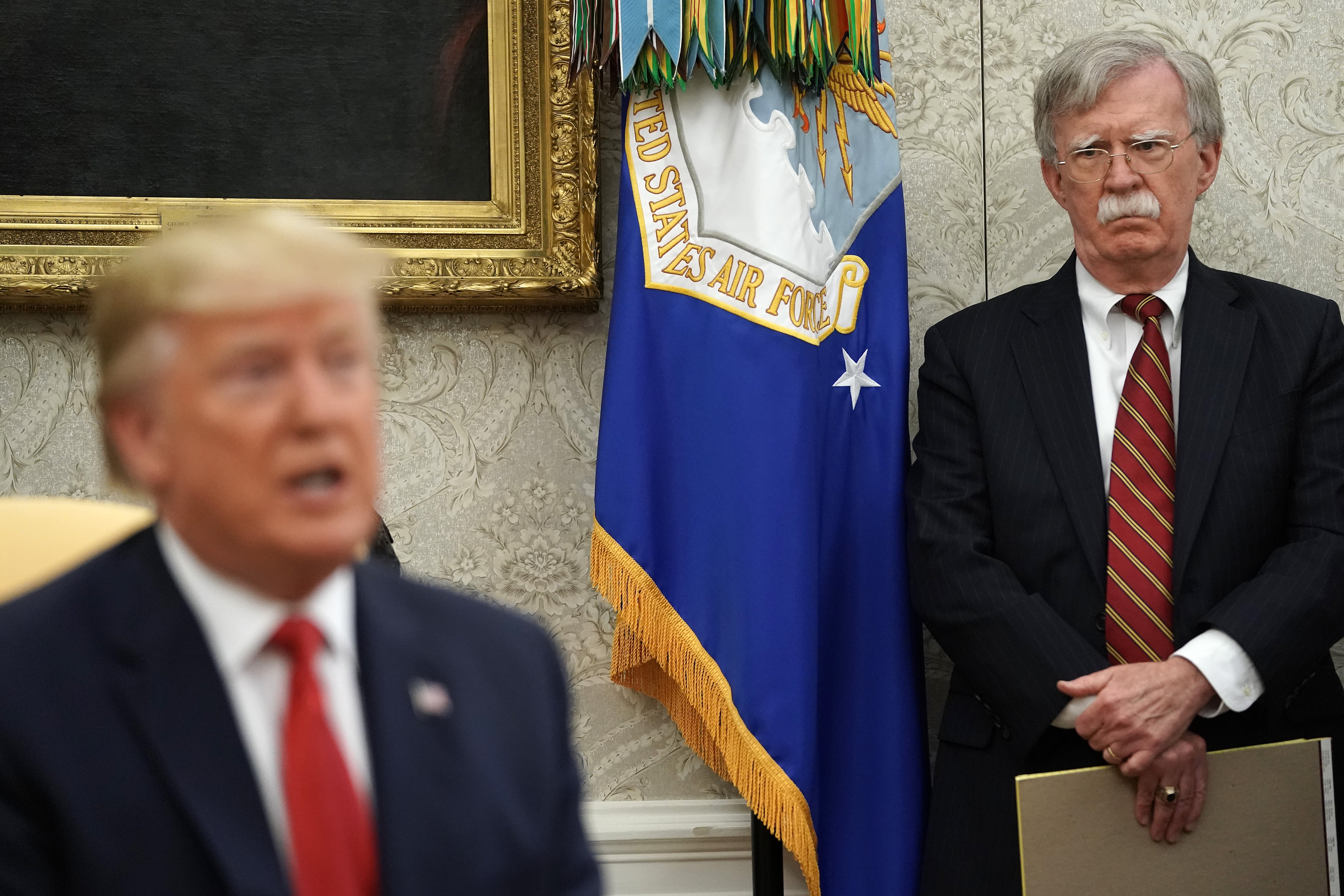 John Bolton, Donald Trump’s former national security adviser, said he thinks an international crisis is ‘much more likely’ during the president-elect’s second term