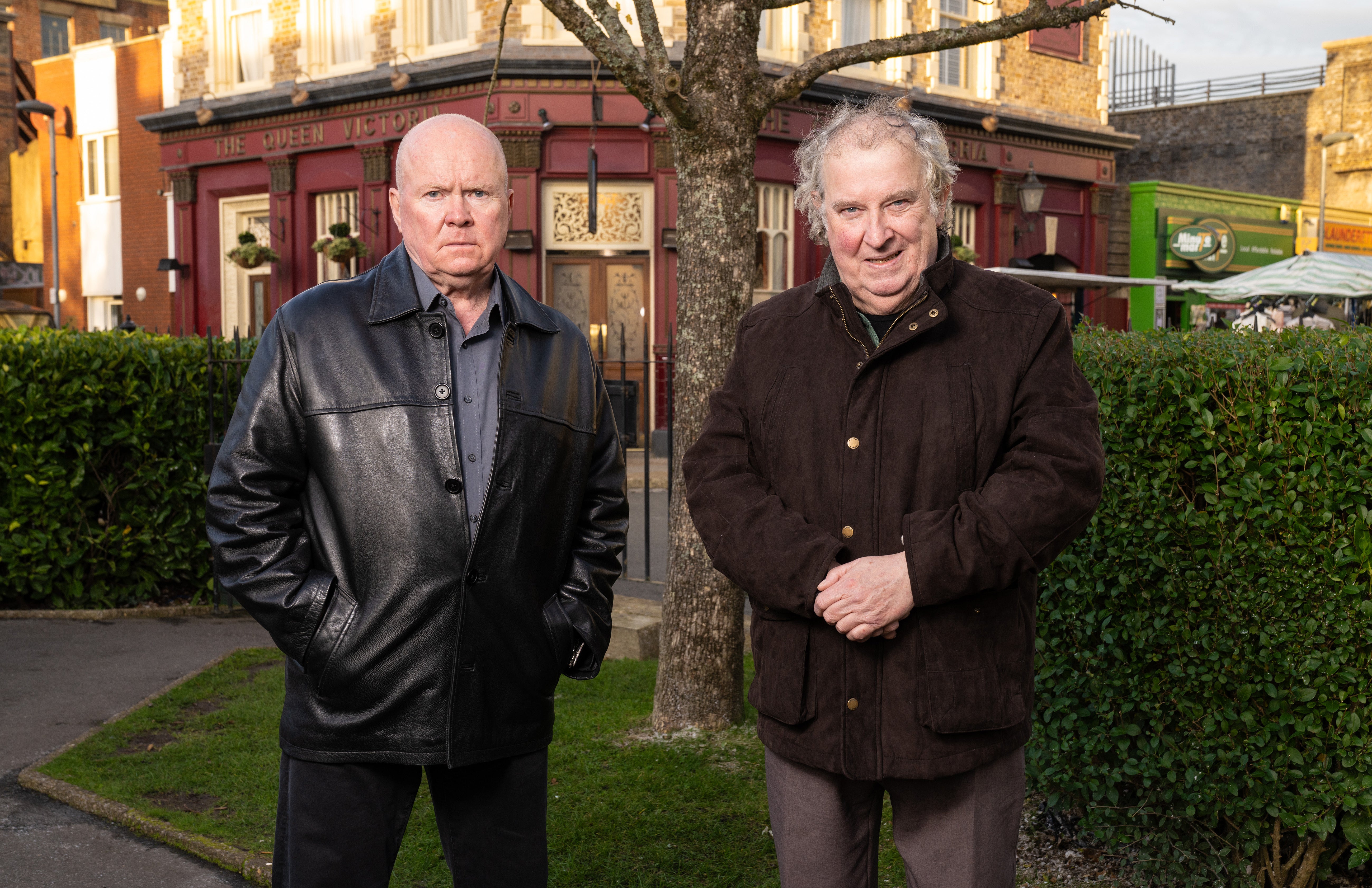 Old pals Phil (Steve McFadden) and Nigel (Paul Bradley)