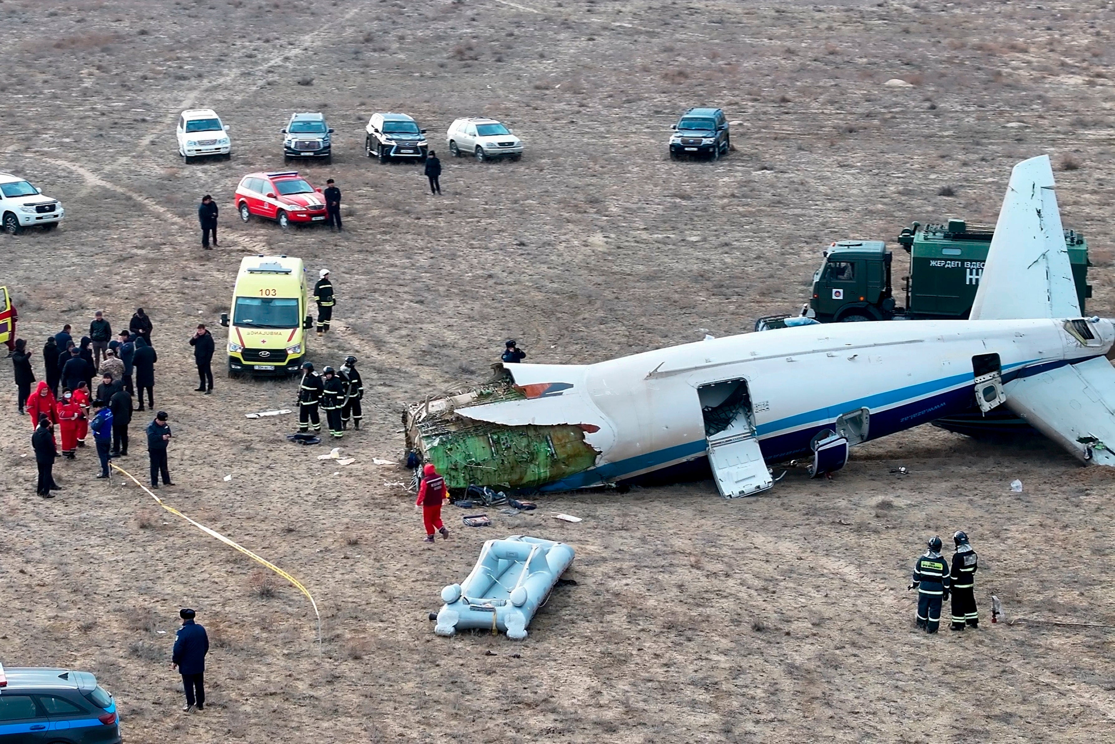 AZERBAIYÁN-ACCIDENTE AVION