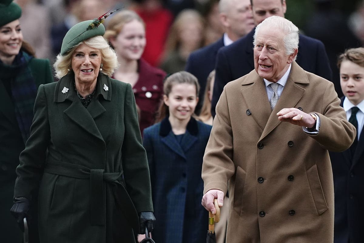 King and Queen walk to church at Sandringham after ‘brutal’ year