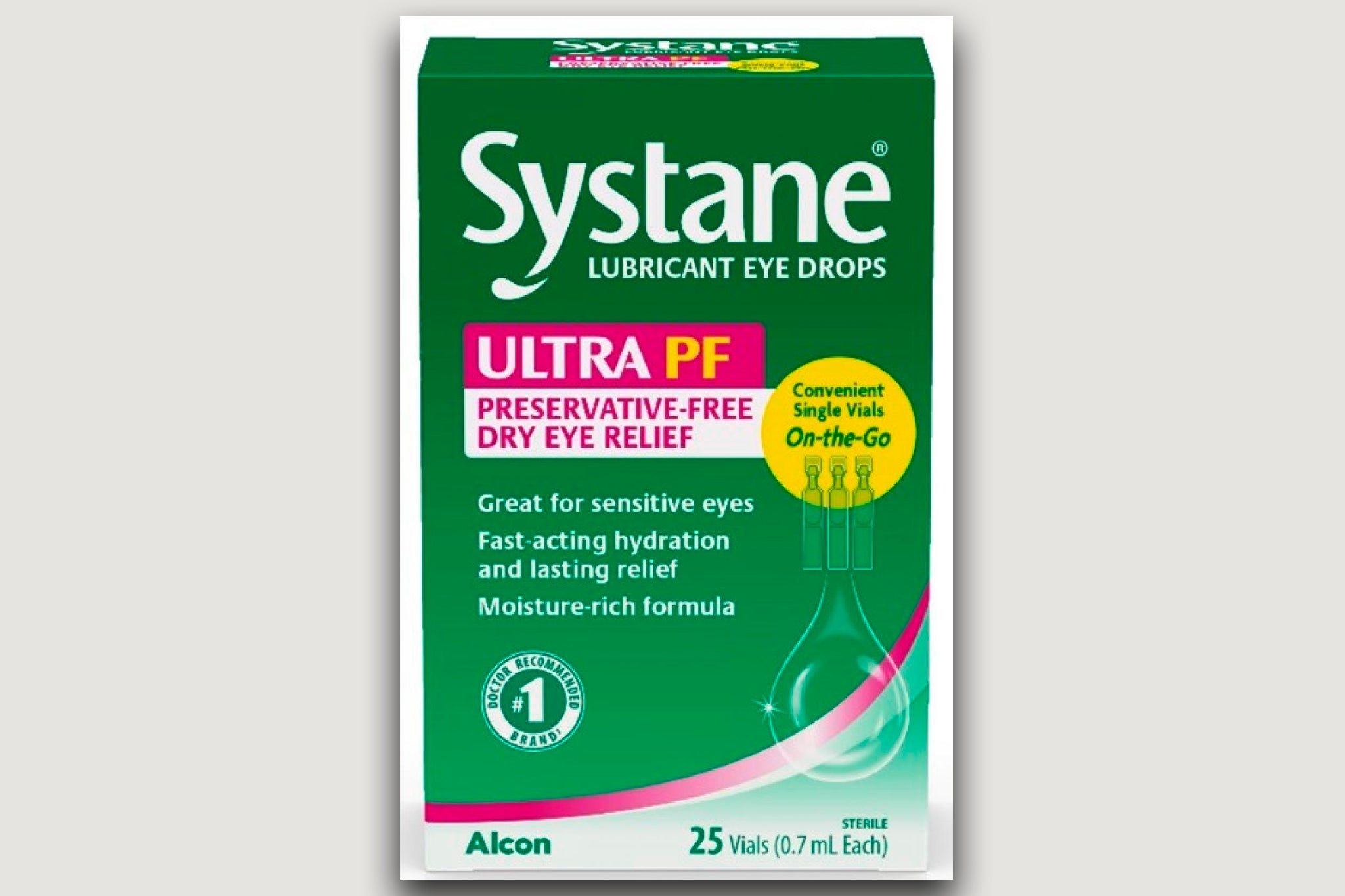 A lot of Systane Lubricant Eye Drops Ultra PF, Single Vials On-the-Go have been recalled.