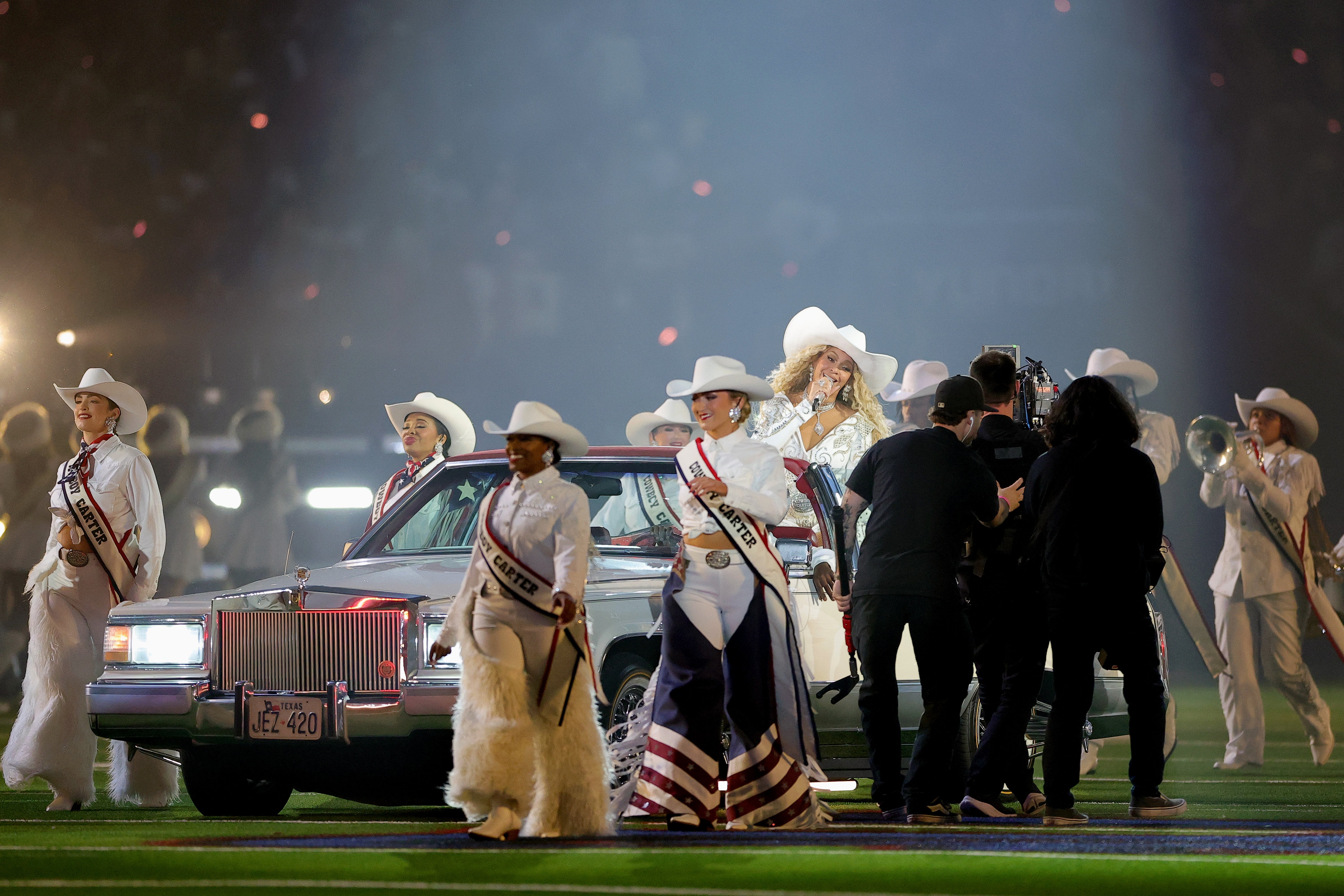 Beyoncé performed a medley of songs from her most recent album ‘Cowboy Carter’