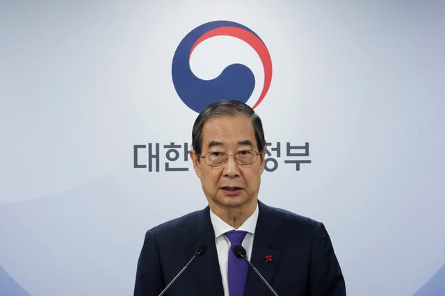 <p>South Korea’s acting president Han Duck Soo</p>