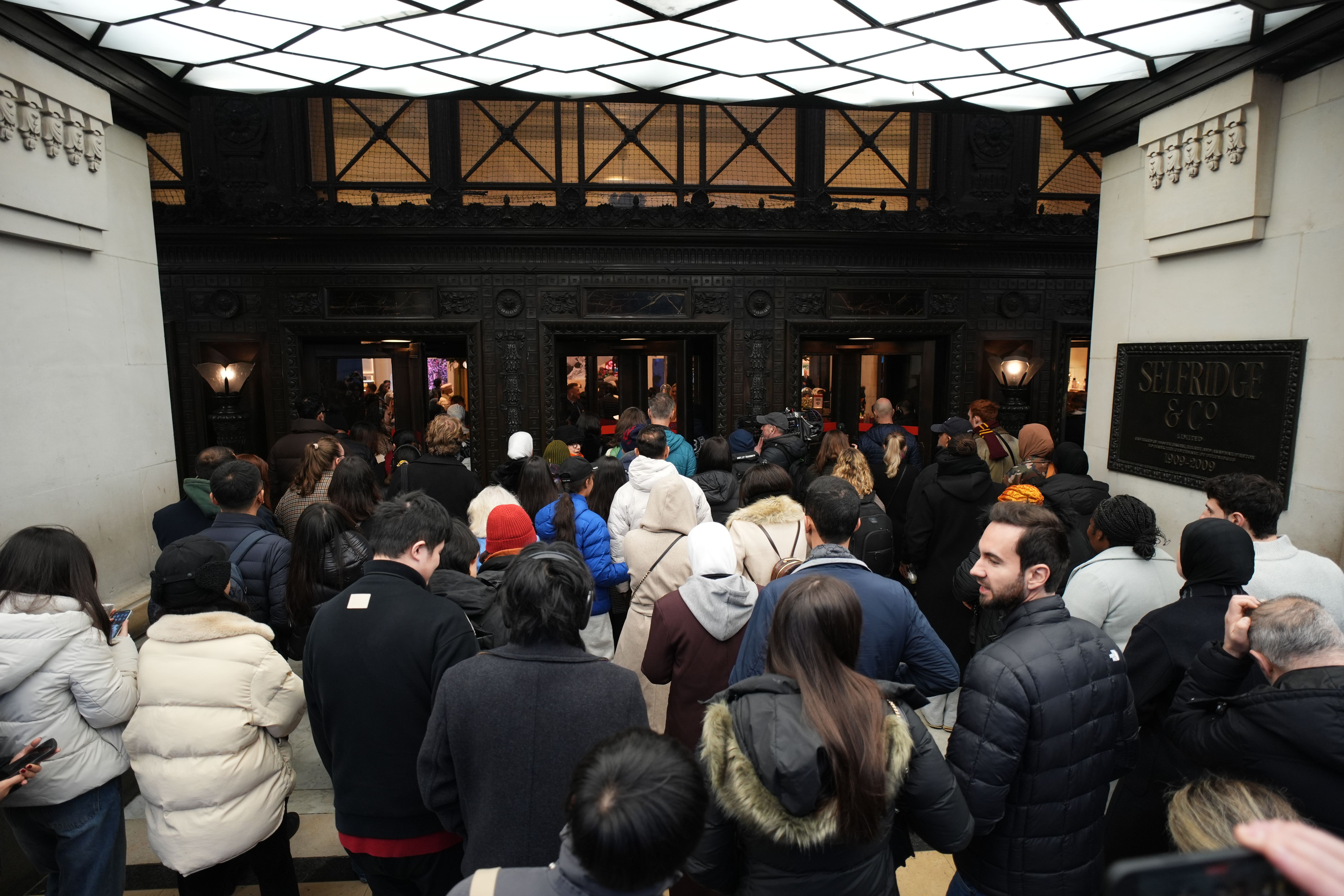 Shoppers are predicted to spend £236 each on average in the Boxing Day sales this year, with the majority of purchases made online (Jordan Pettitt/PA)