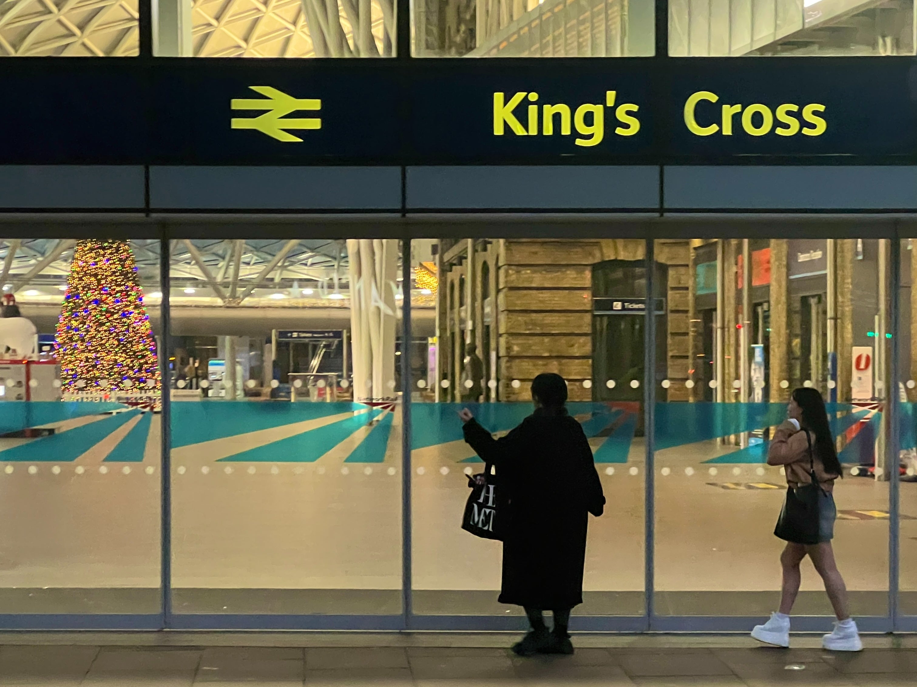 Closing day: London King’s Cross station, hub for the East Coast main line, is closed on Boxing Day