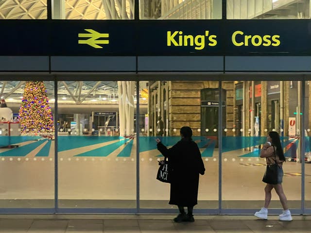 <p>Closing day: London King’s Cross station, hub for the East Coast main line, is closed on Boxing Day</p>