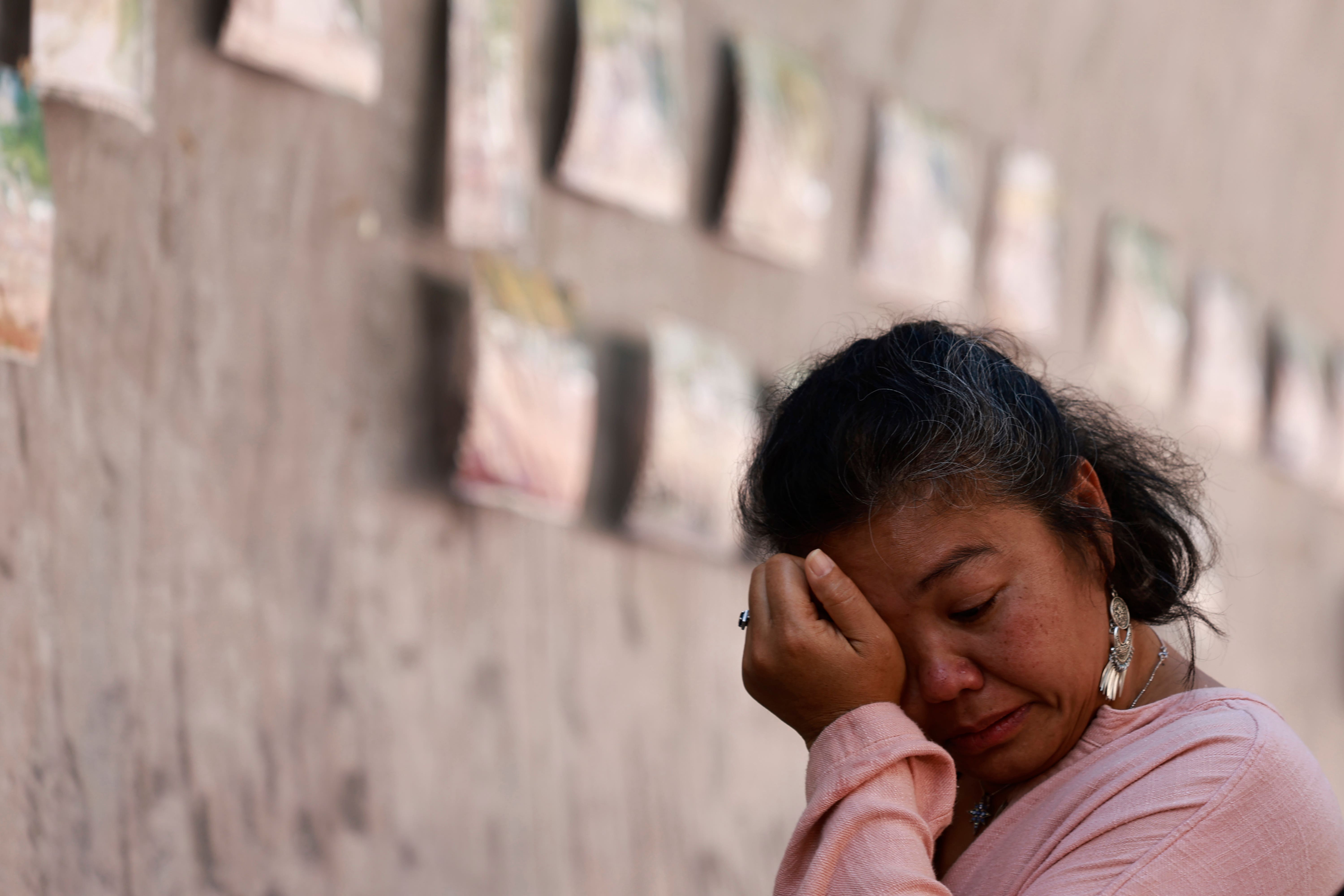 A relative of a victim of the 2004 Indian Ocean tsunami (Wason Wanichakorn/AP)