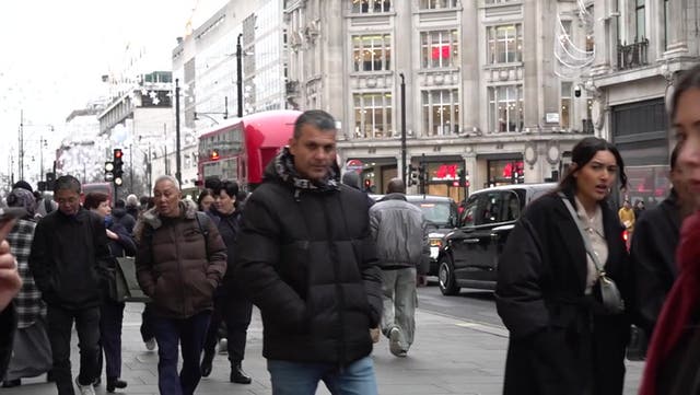 <p>Shoppers hit Boxing Day sales at London’s Oxford Street.</p>