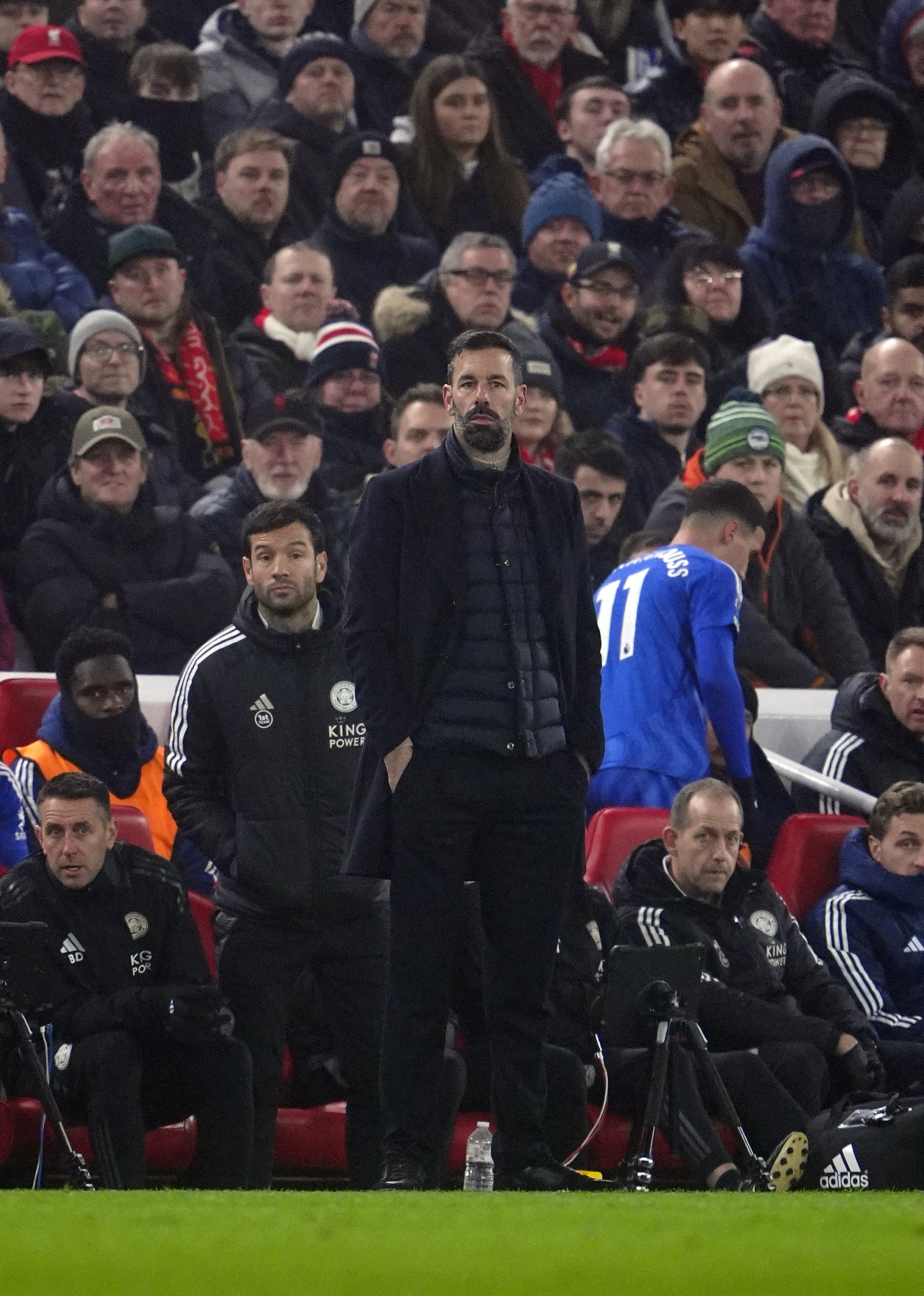 Ruud van Nistelrooy’s team led early on against Liverpool (Peter Byrne/PA)